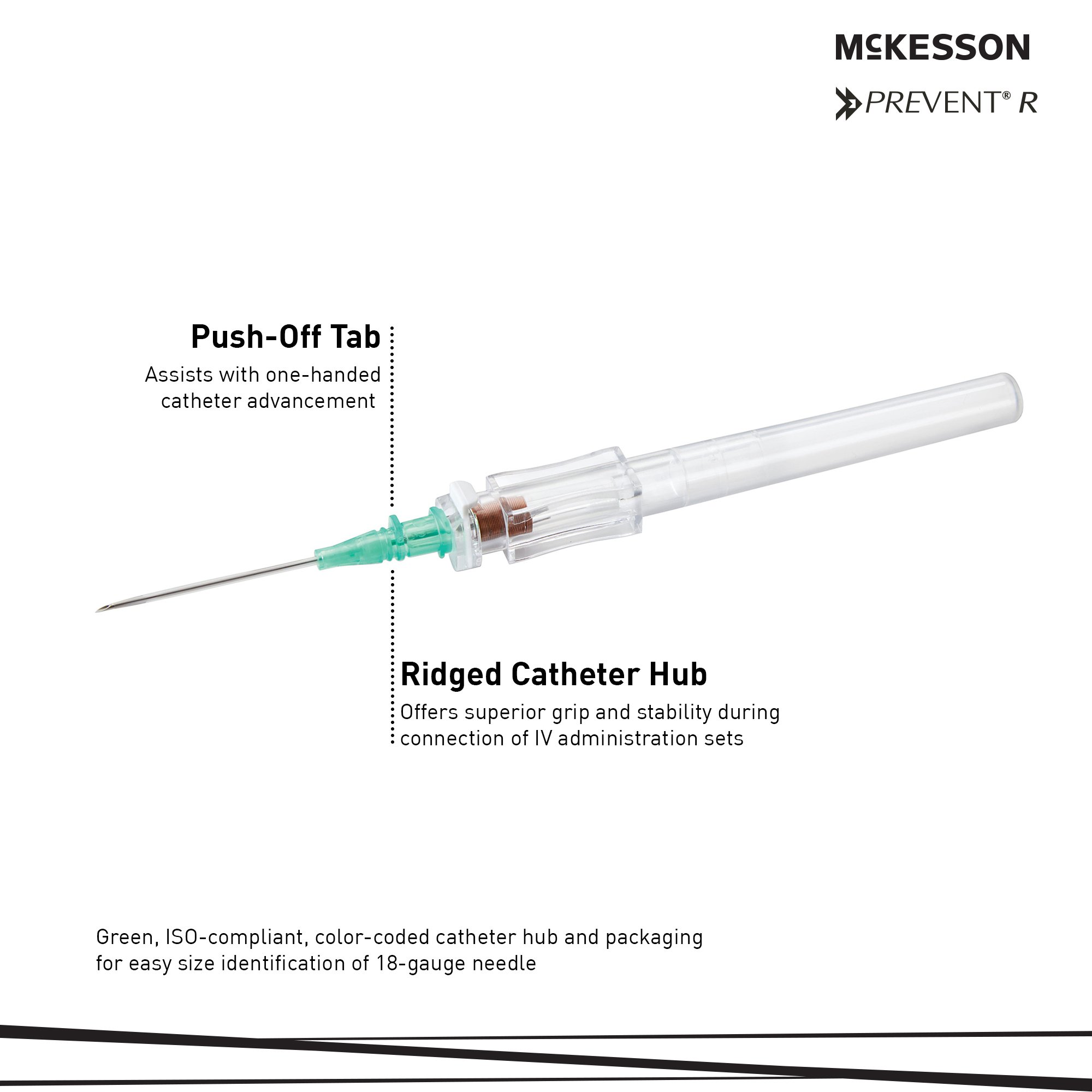 McKesson Peripheral IV Catheter 200-IVR18116 by McKesson Brand