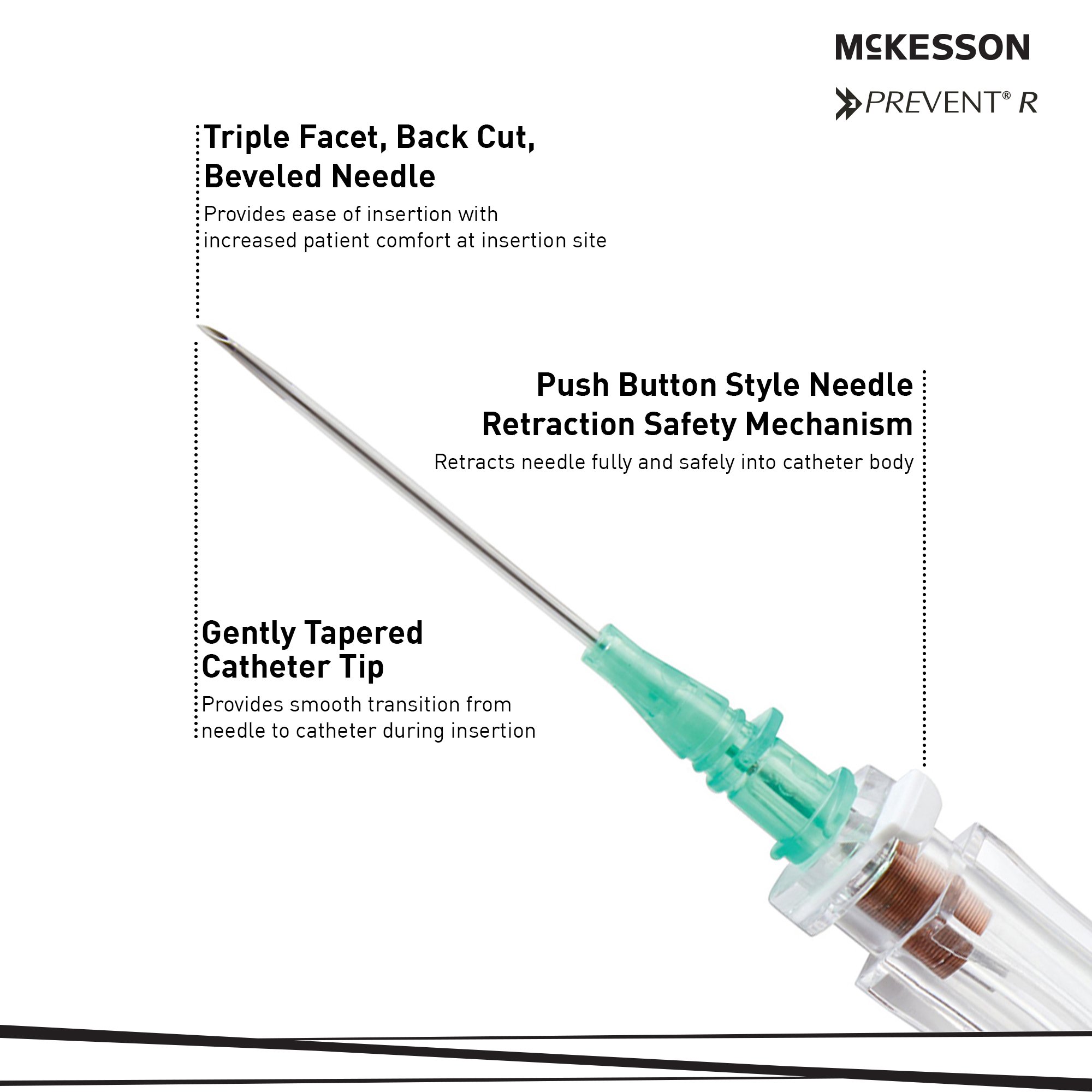 McKesson Peripheral IV Catheter 200-IVR18116 by McKesson Brand