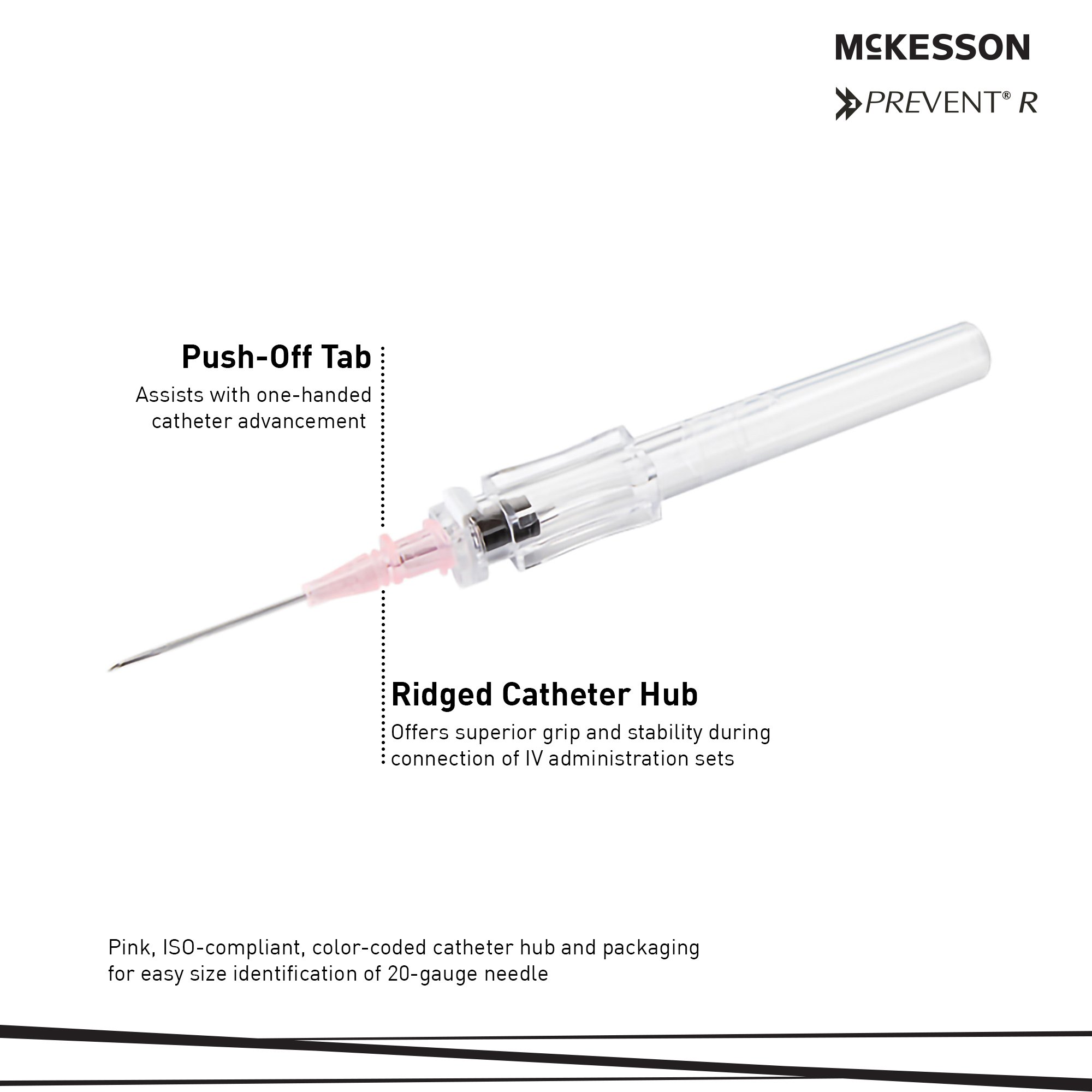 McKesson Peripheral IV Catheter 200-IVR201 by McKesson Brand