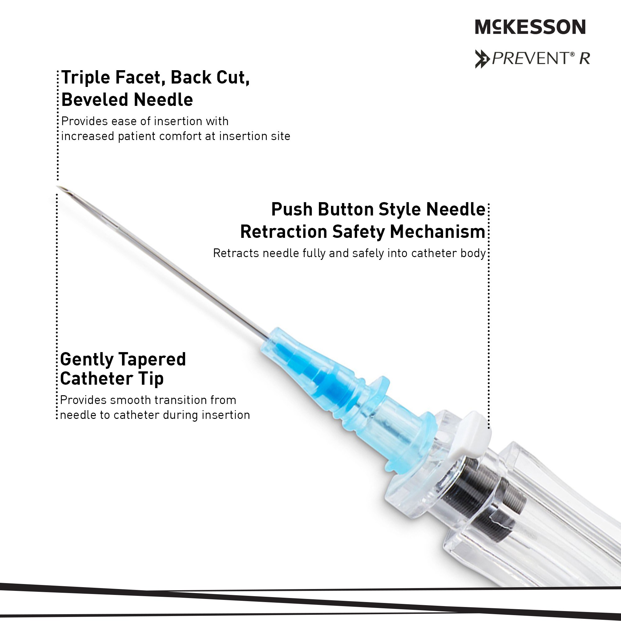McKesson Peripheral IV Catheter 200-IVR221 by McKesson Brand