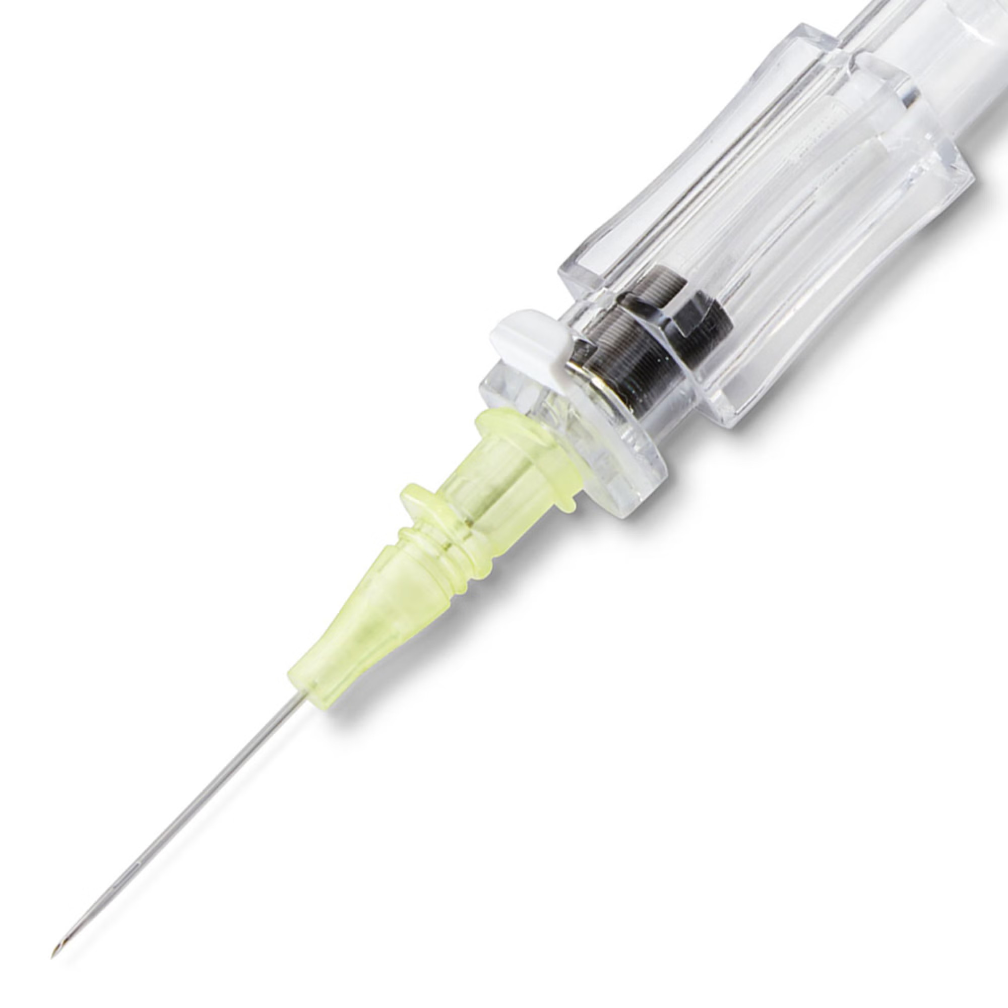 McKesson Brand - 200-IVR2434 Peripheral IV Catheter McKesson 24 Gauge 3/4 Inch Polyurethane Straight Hub Non Blood Control Push Button Safety