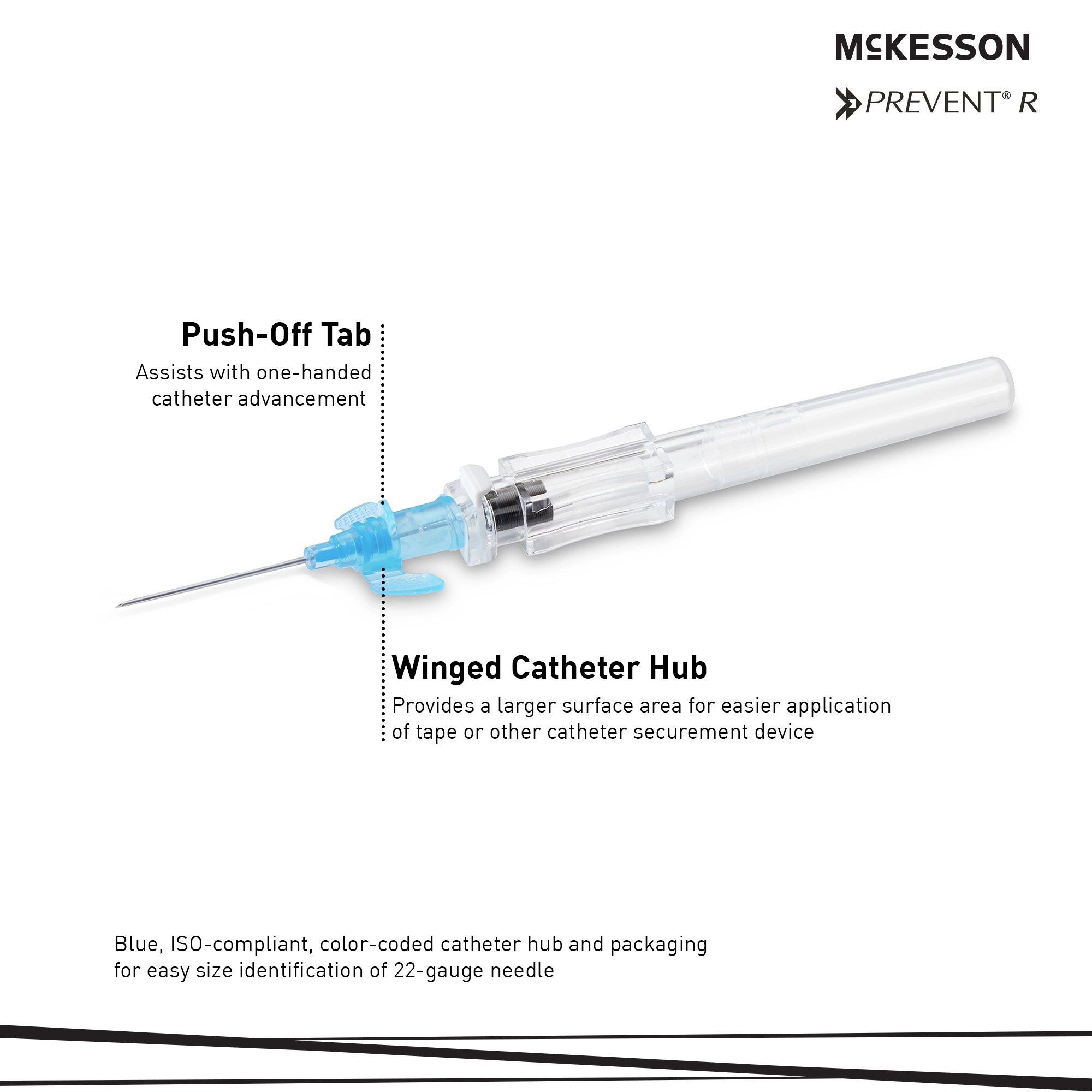 McKesson Peripheral IV Catheter 200-IVRW221 by McKesson Brand