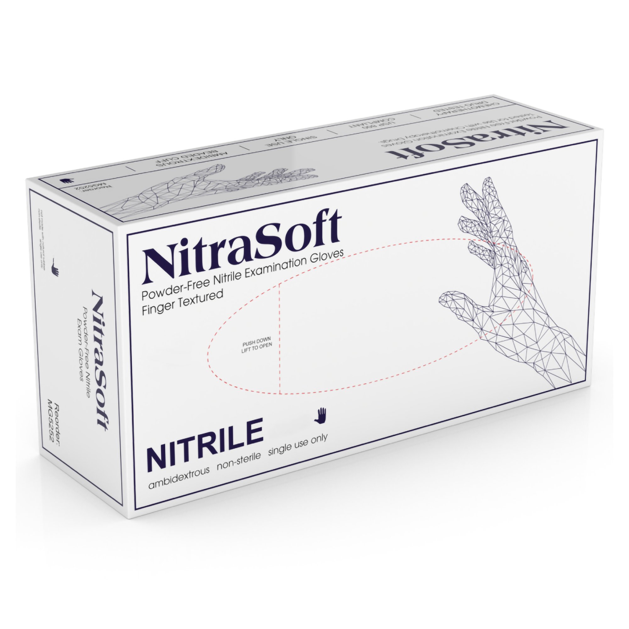 NitraSoft 250 Exam Glove MG5254 by Medgluv
