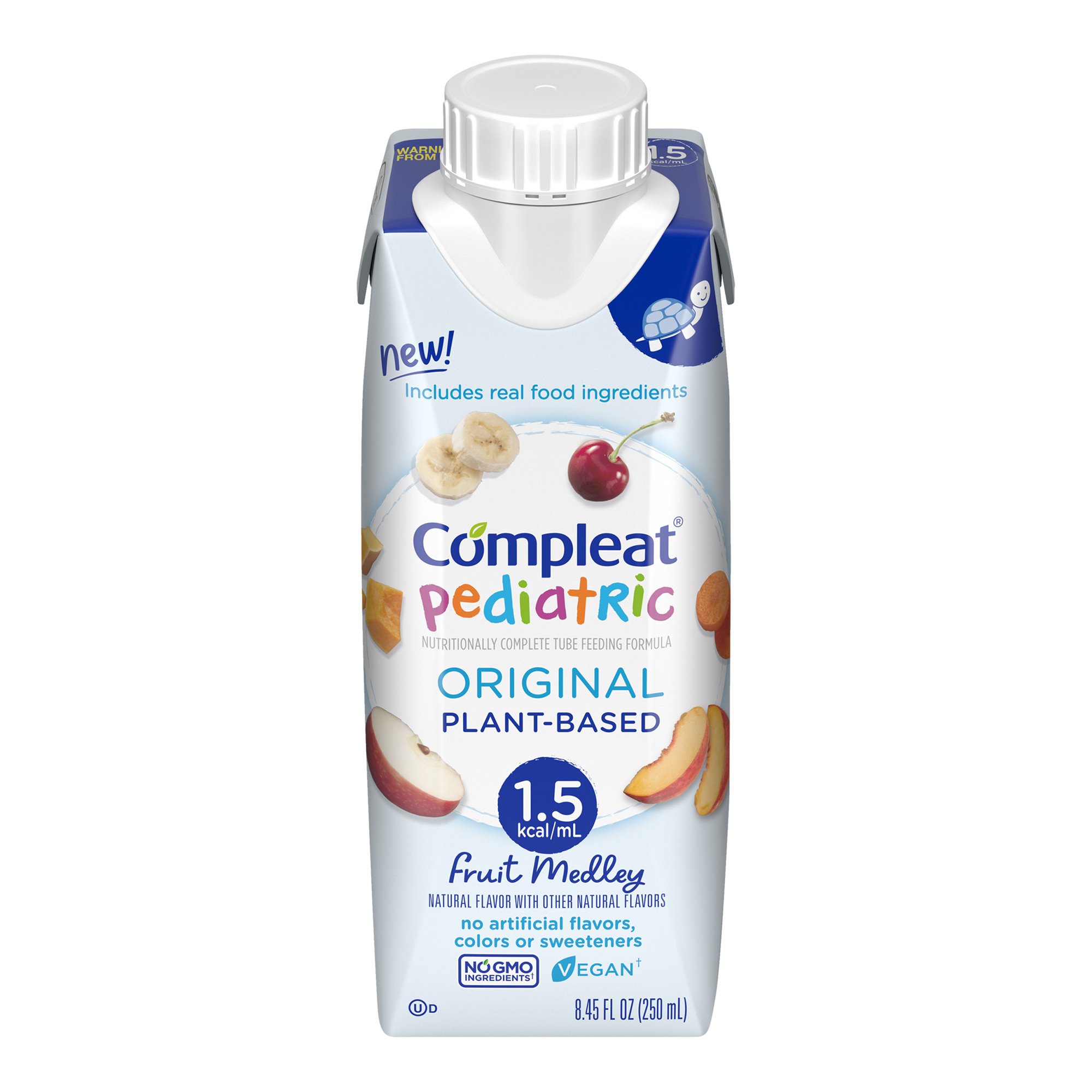 Nestle Healthcare Nutrition 00043900567310 - Compleat® Pediatric Original 1.5 Fruit Medley, 8.45-ounce Reclosable Carton - 1/Each, 24/Case