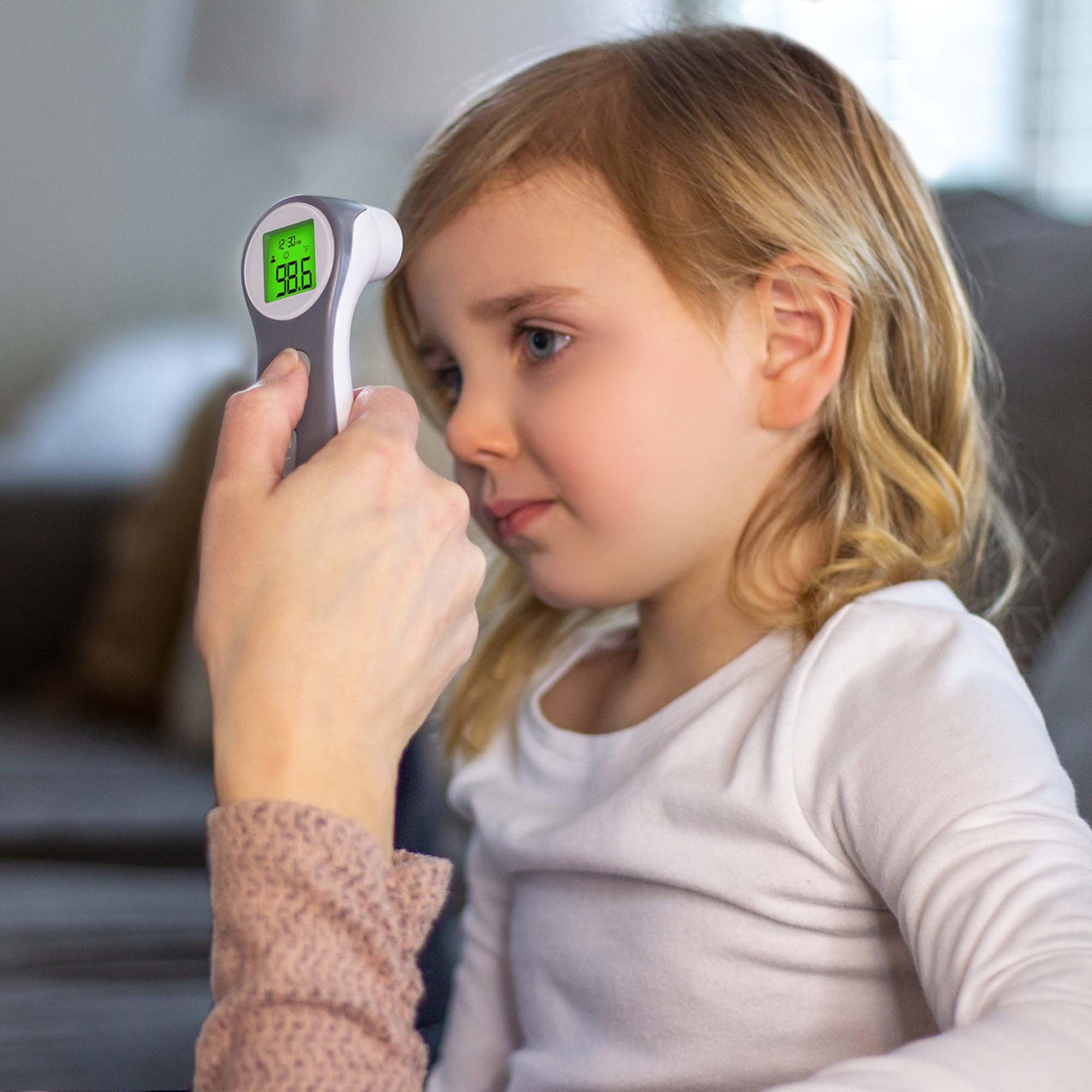 Mabis Healthcare 18-555-000 - HealthSmart® Digital Touchless Infrared Thermometer - 1/Each