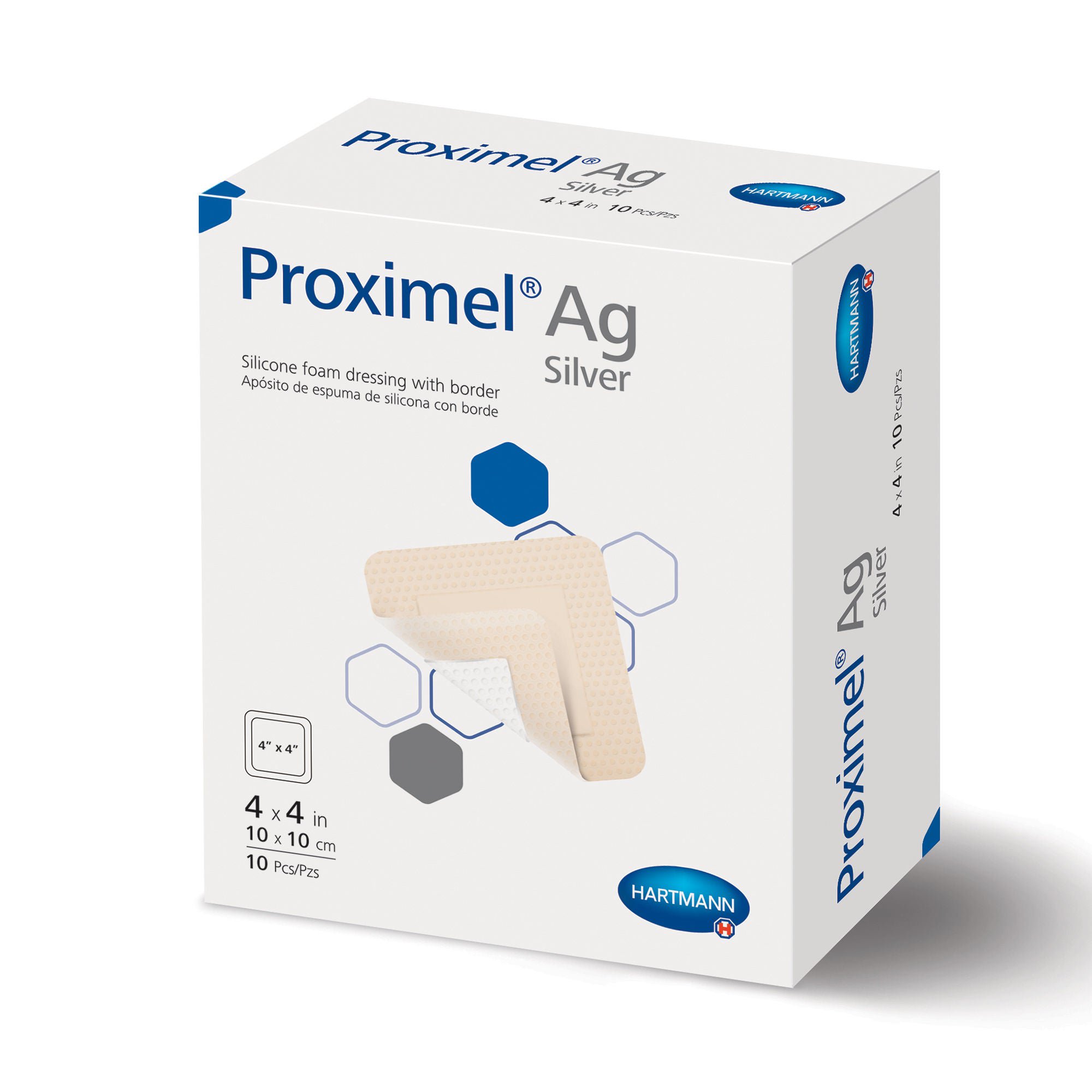 Hartmann - 15200000 Silver Foam Dressing Proximel® Ag Square Sterile