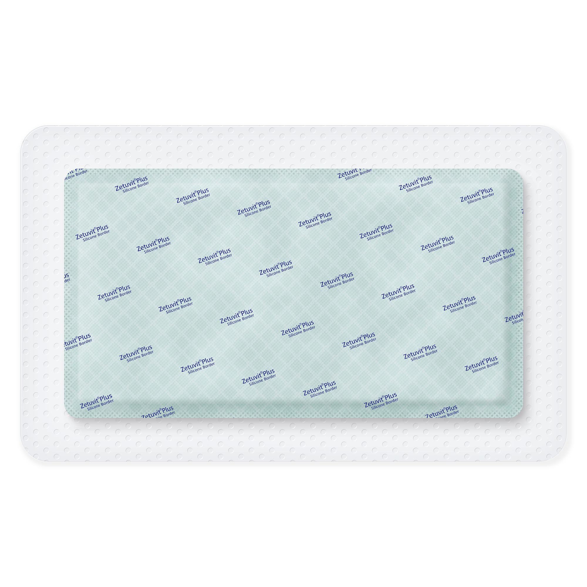 Hartmann 413904 - Zetuvit® Plus Silicone Border Super Absorbent Dressing, 6 x 10 Inch - 1/Each, 10/Box