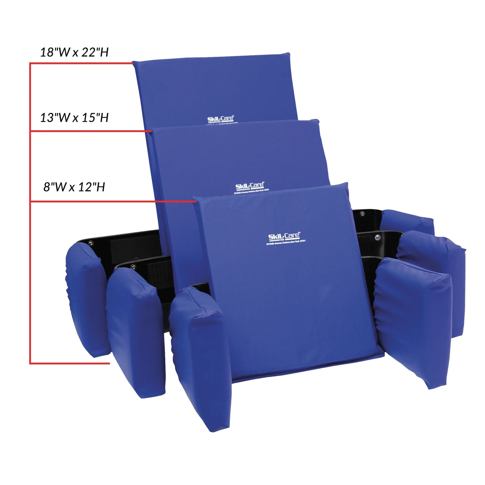 Alimed - 2970008306 Lateral Support Skil-Care™ 12 to 18 Inch Width Lateral Pads Foam