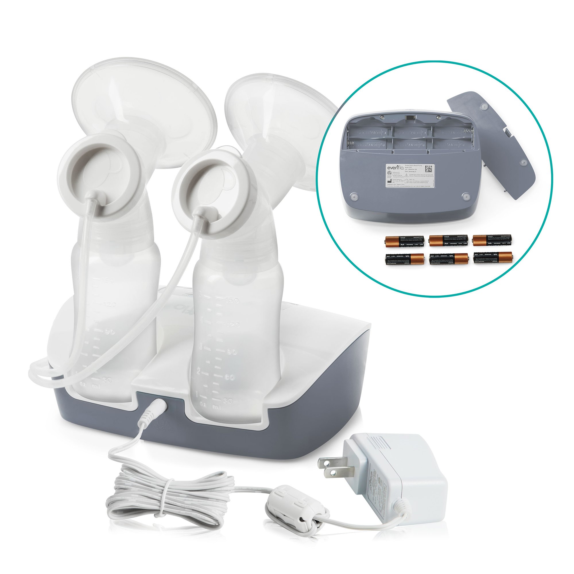 Midway Importing Inc 5164116 - Evenflo Advanced Double Electric Breast Pump - 3/Case