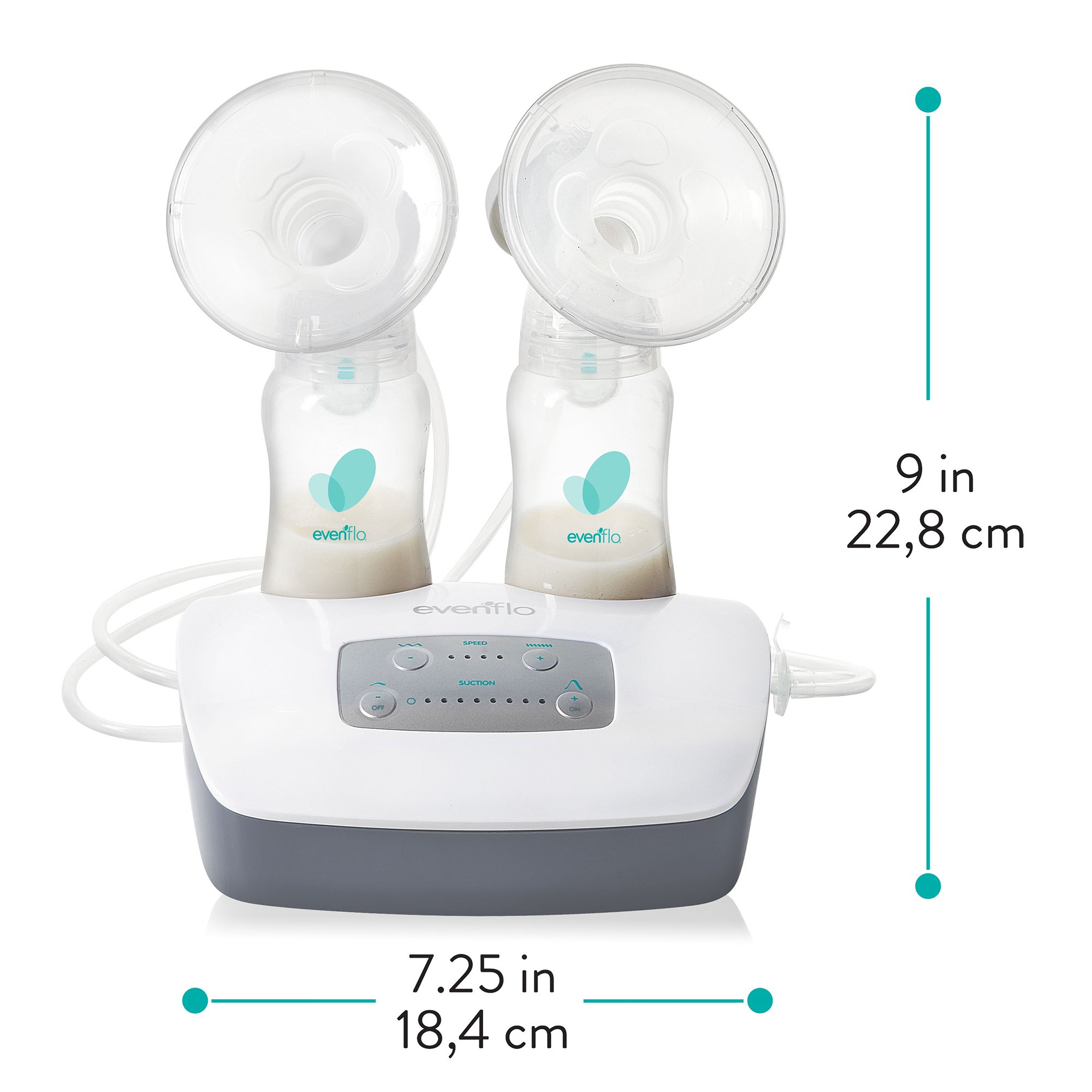 Midway Importing Inc 5164116 - Evenflo Advanced Double Electric Breast Pump - 3/Case