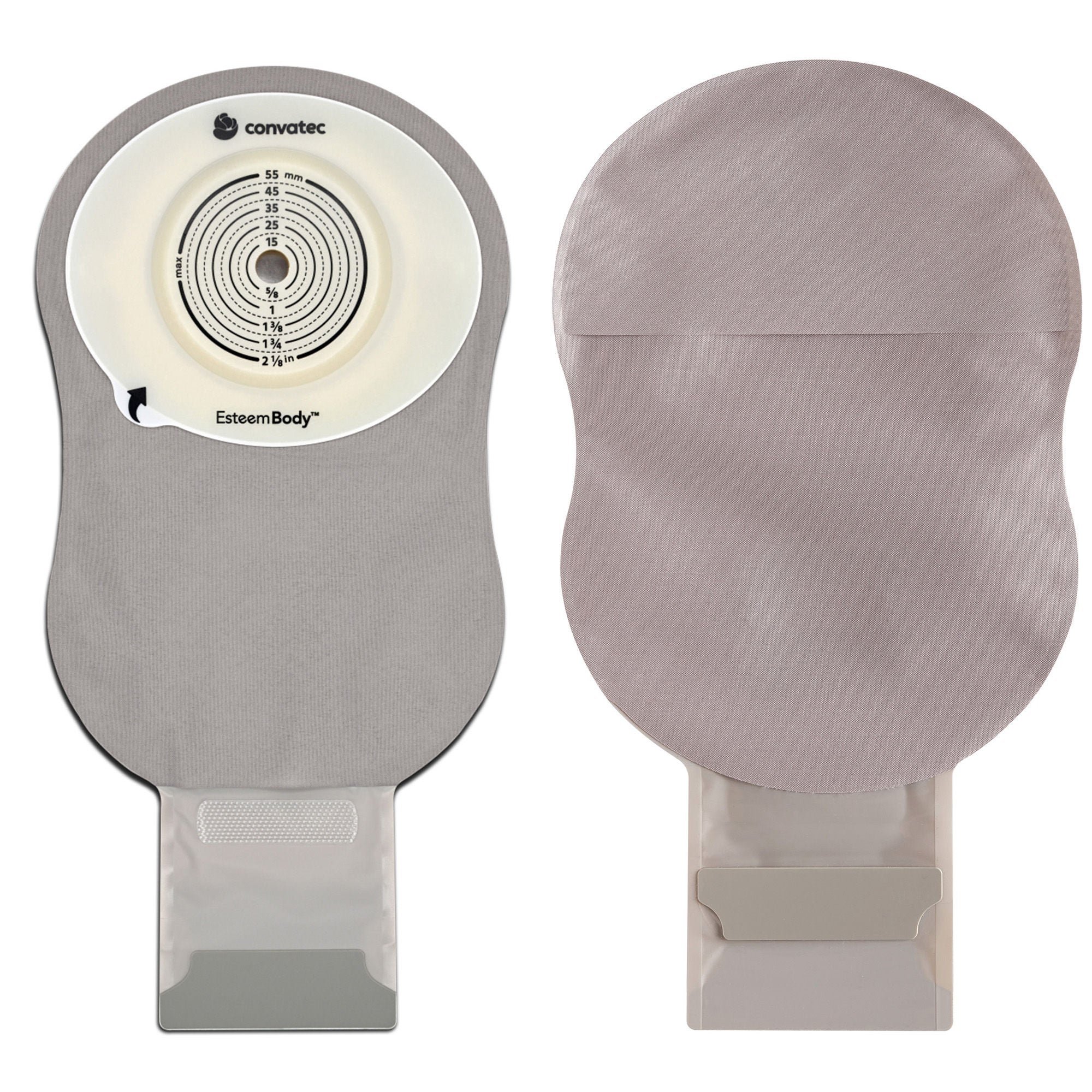ConvaTec - 423643 Ostomy Pouch Esteem Body™ One-Piece System 11 Inch Length Convex