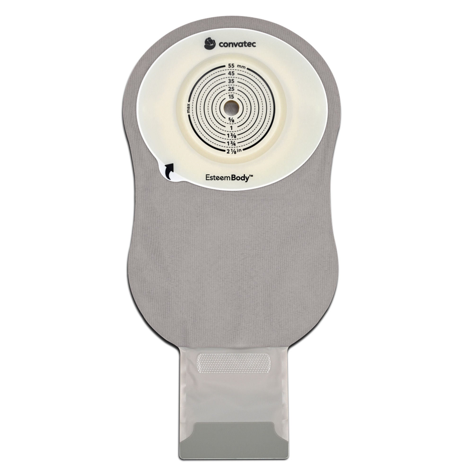 ConvaTec - 423661 Ostomy Pouch Esteem Body™ One-Piece System 11 Inch Length Deep Convex