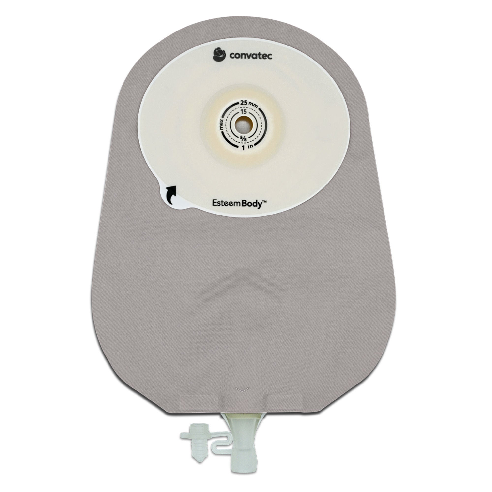 ConvaTec - 423716 Urostomy Pouch Esteem Body™ One-Piece System 10 Inch Length Convex