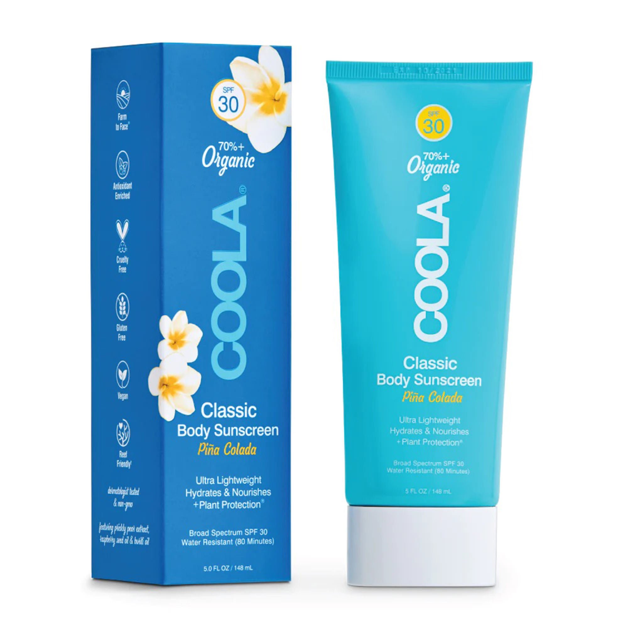 COOLA LLC - CL10006 Coola® Classic Body Sunscreen Lotion SPF 30 Pina Colada Scent