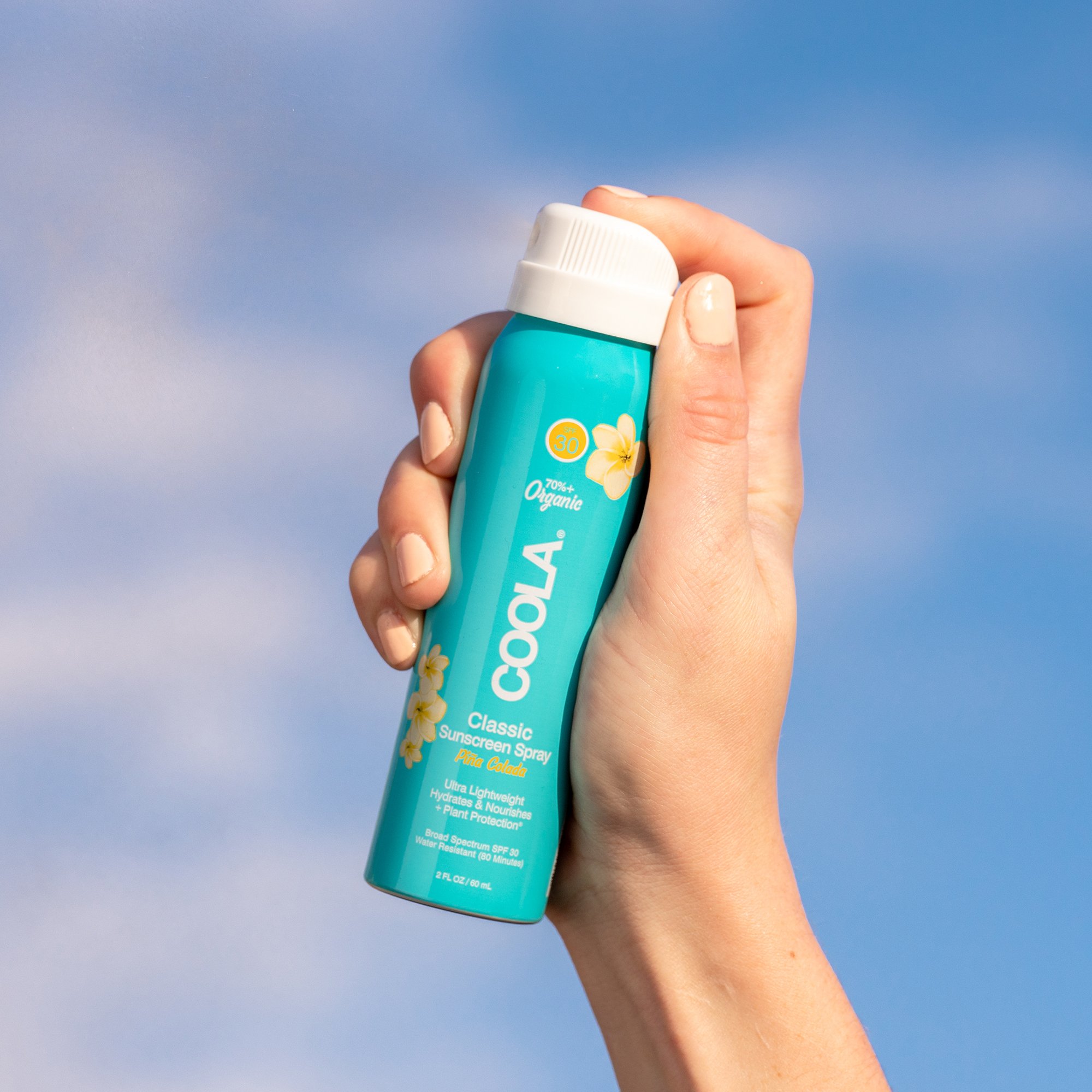 COOLA LLC CL10098 - Coola® Classic Body Sunscreen Spray SPF 30 Pina Colada Scent, 2-oz Aerosol Can - 1/Each, 24/Case