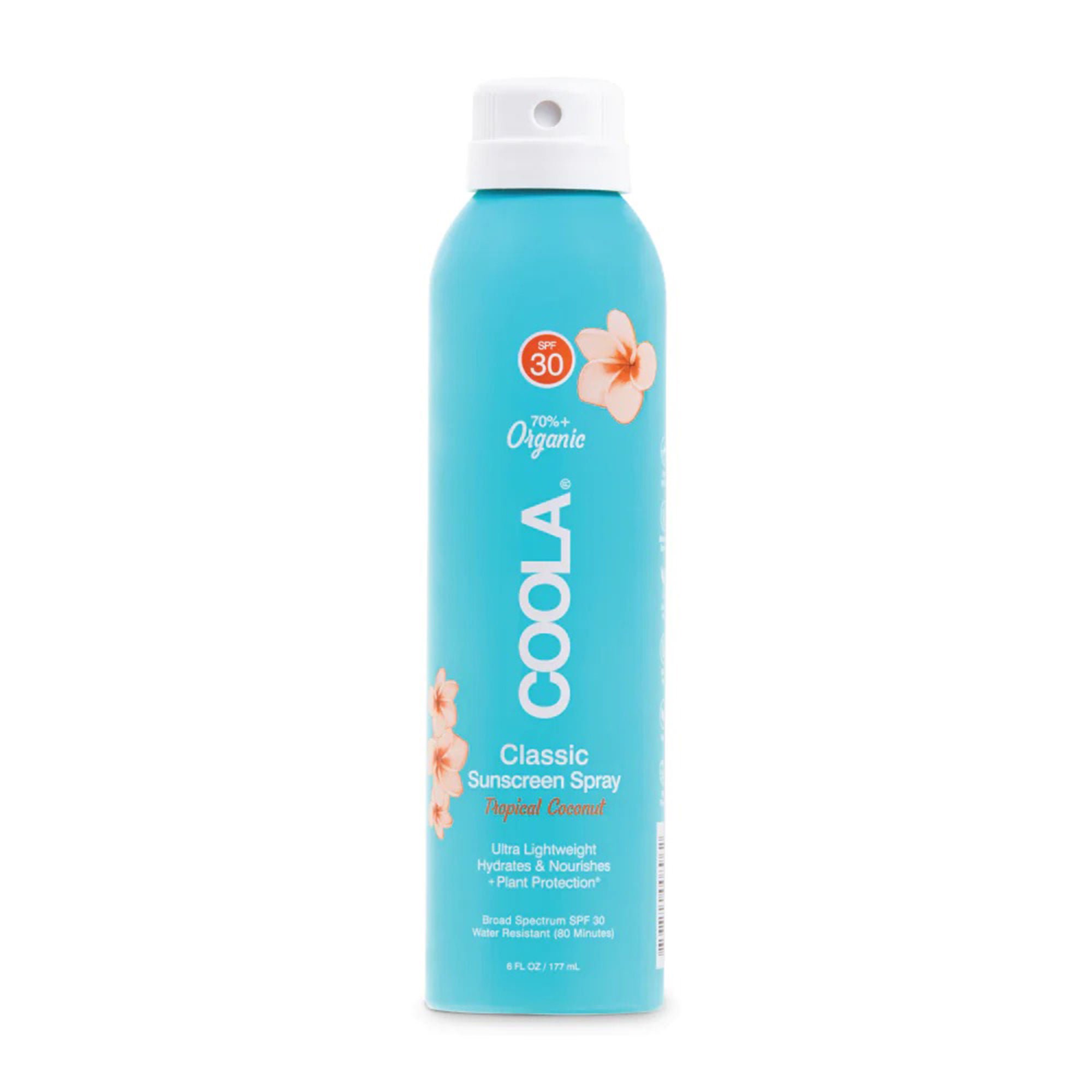 COOLA LLC - CL10105 Coola® Clear Body Sunscreen Spray SPF 30 Tropical Coconut Scent