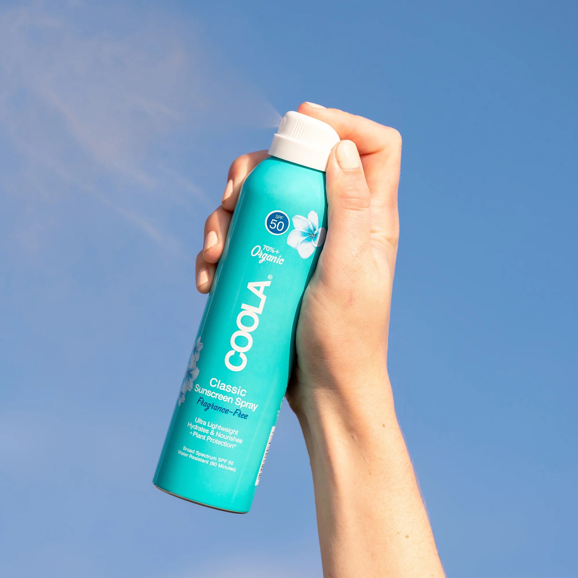 COOLA LLC CL10125 - Coola® Classic Body Sunscreen Spray SPF 50 Fragrance-Free, 2-ounce Aerosol Can - 1/Each, 24/Case