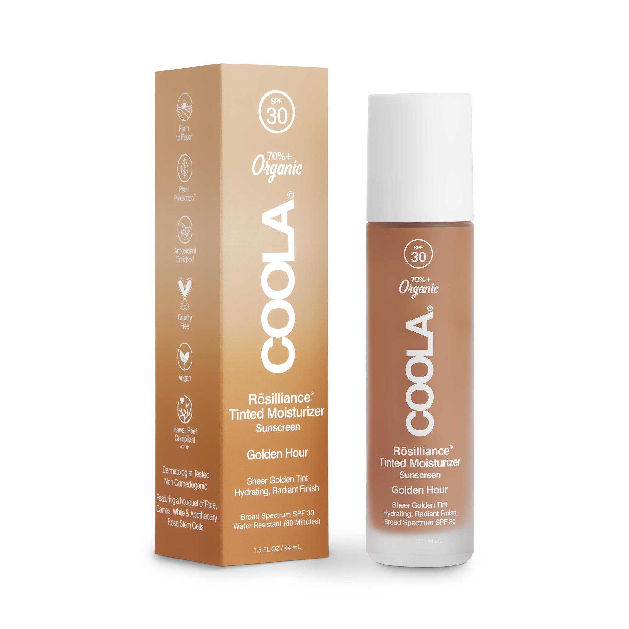 COOLA LLC CL10209 - Coola® Rōsilliance® Mineral Tinted Face Moisturizer Golden Hour SPF 30, 1.5-oz - 1/Each, 24/Case