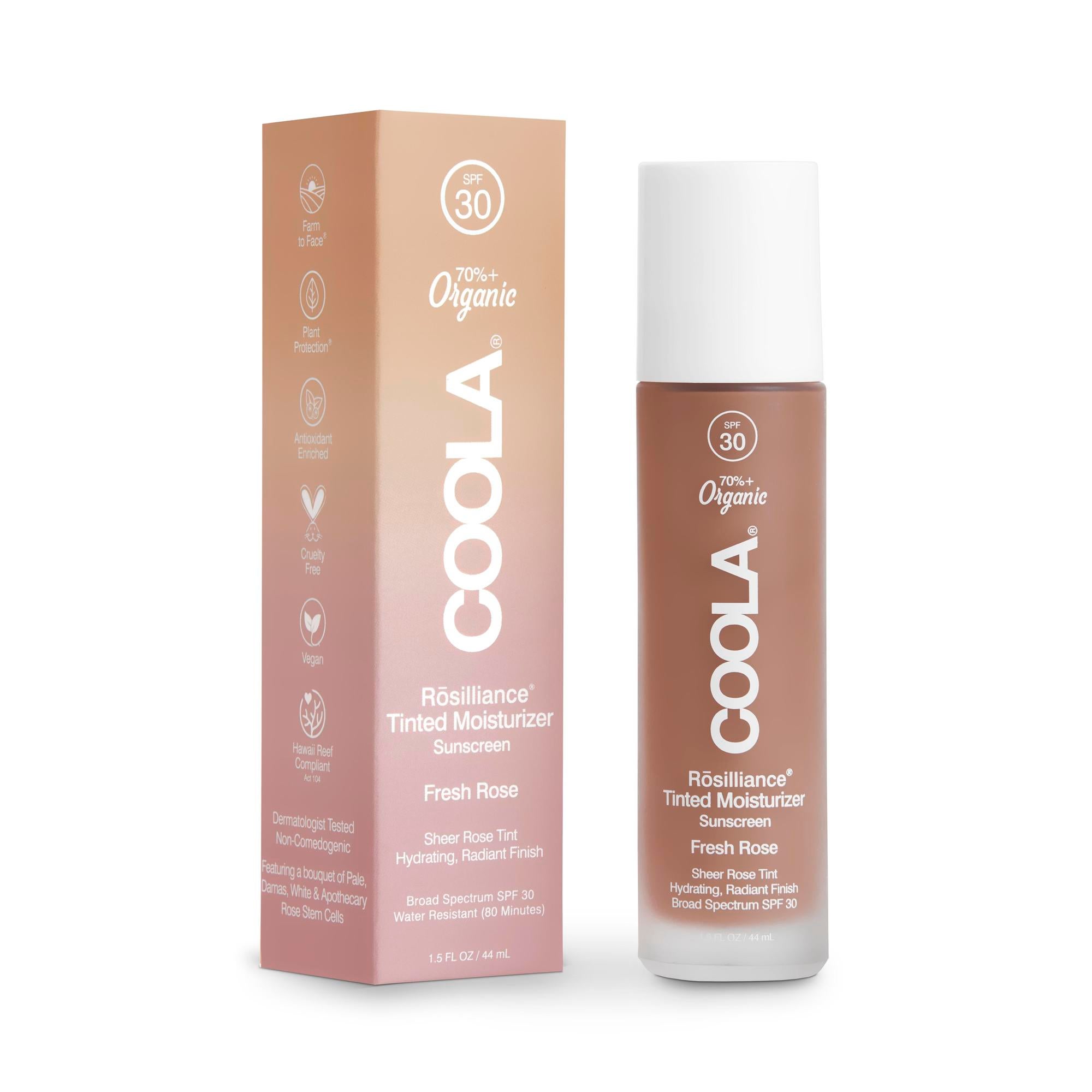 COOLA LLC - CL10213 Coola® Rōsilliance® Tinted Moisturizer Sunscreen Fresh Rose SPF 30