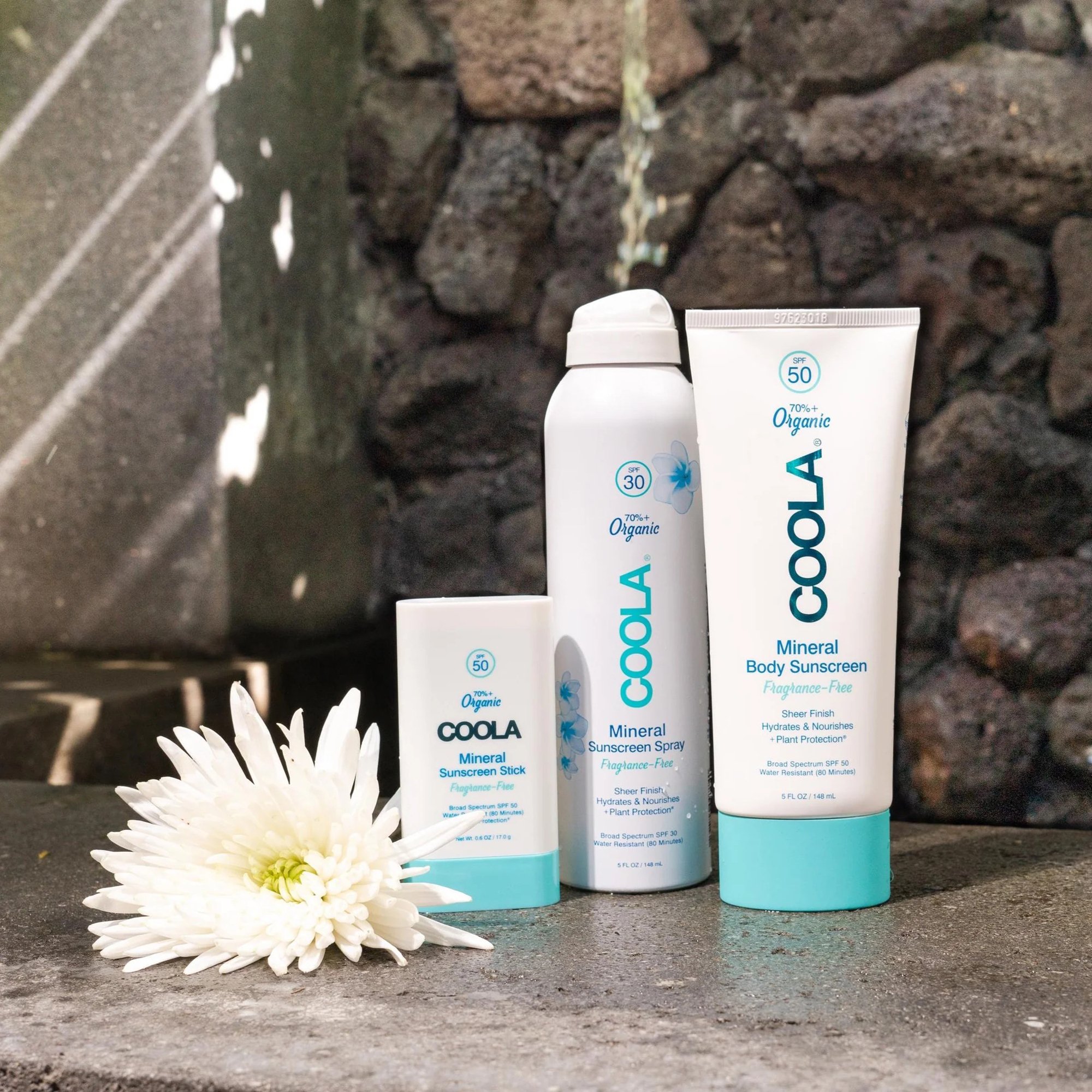 COOLA LLC CL10455 - Coola® Mineral Sunscreen Stick Fragrance-Free Water-Resistant SPF 50 - 1/Each, 24/Case