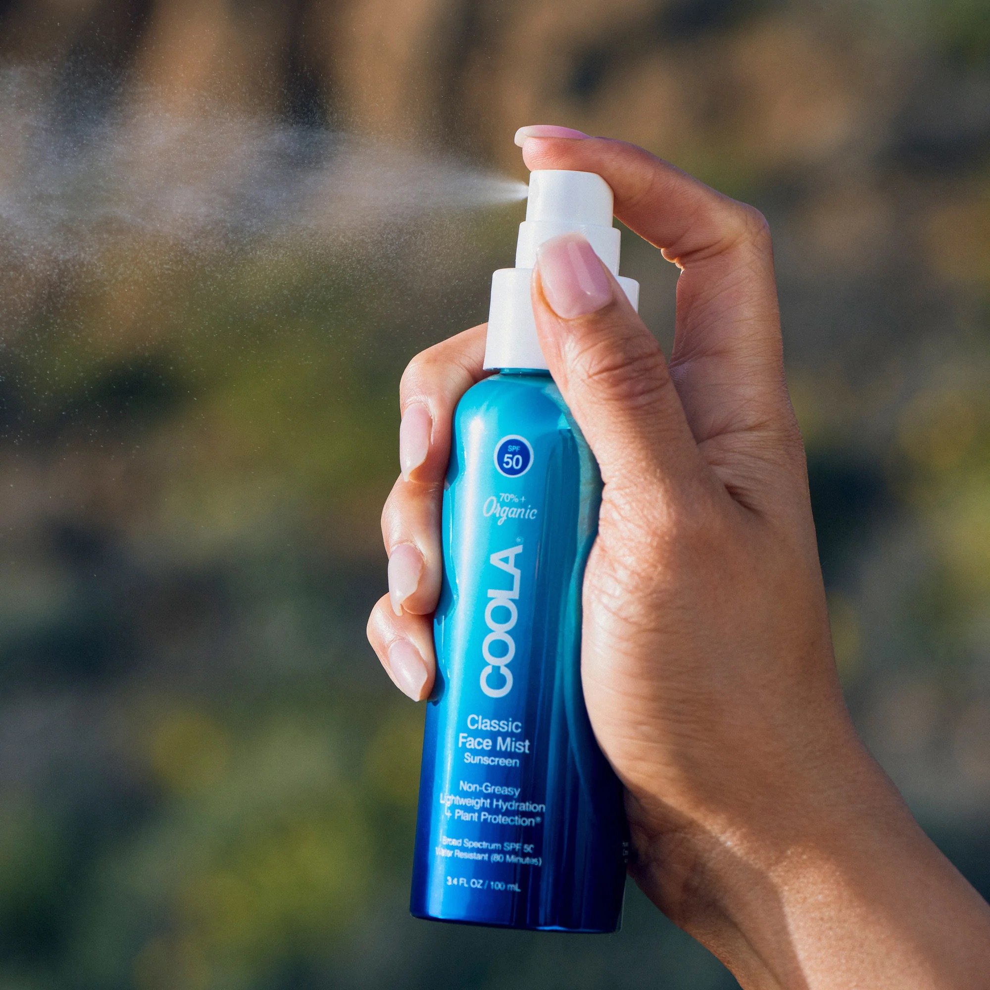 COOLA LLC CL10456 - Coola® Classic Face Mist Sunscreen with Plant Protection® SPF 50, 3.4-ounce Can - 1/Each, 24/Case