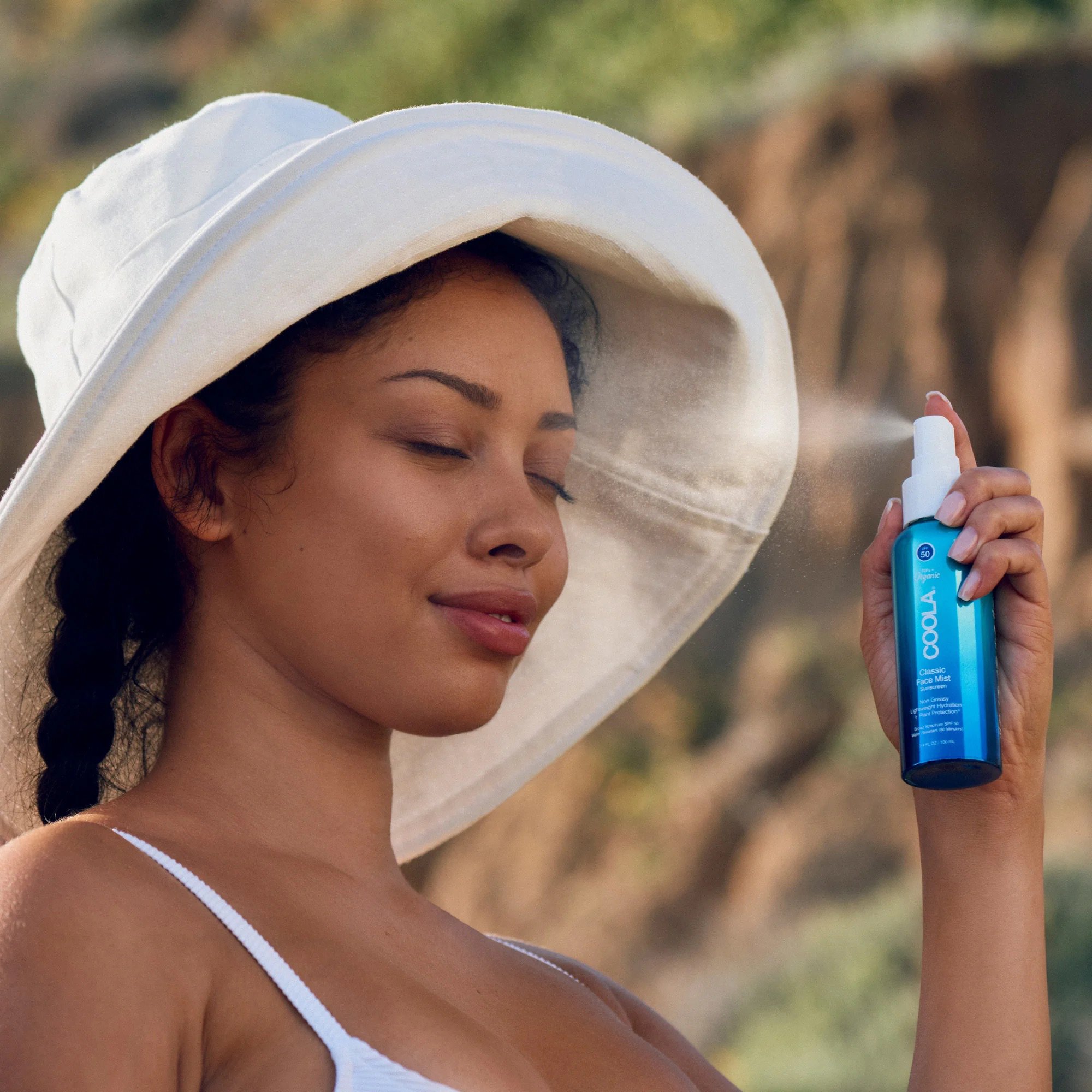 COOLA LLC CL10456 - Coola® Classic Face Mist Sunscreen with Plant Protection® SPF 50, 3.4-ounce Can - 1/Each, 24/Case