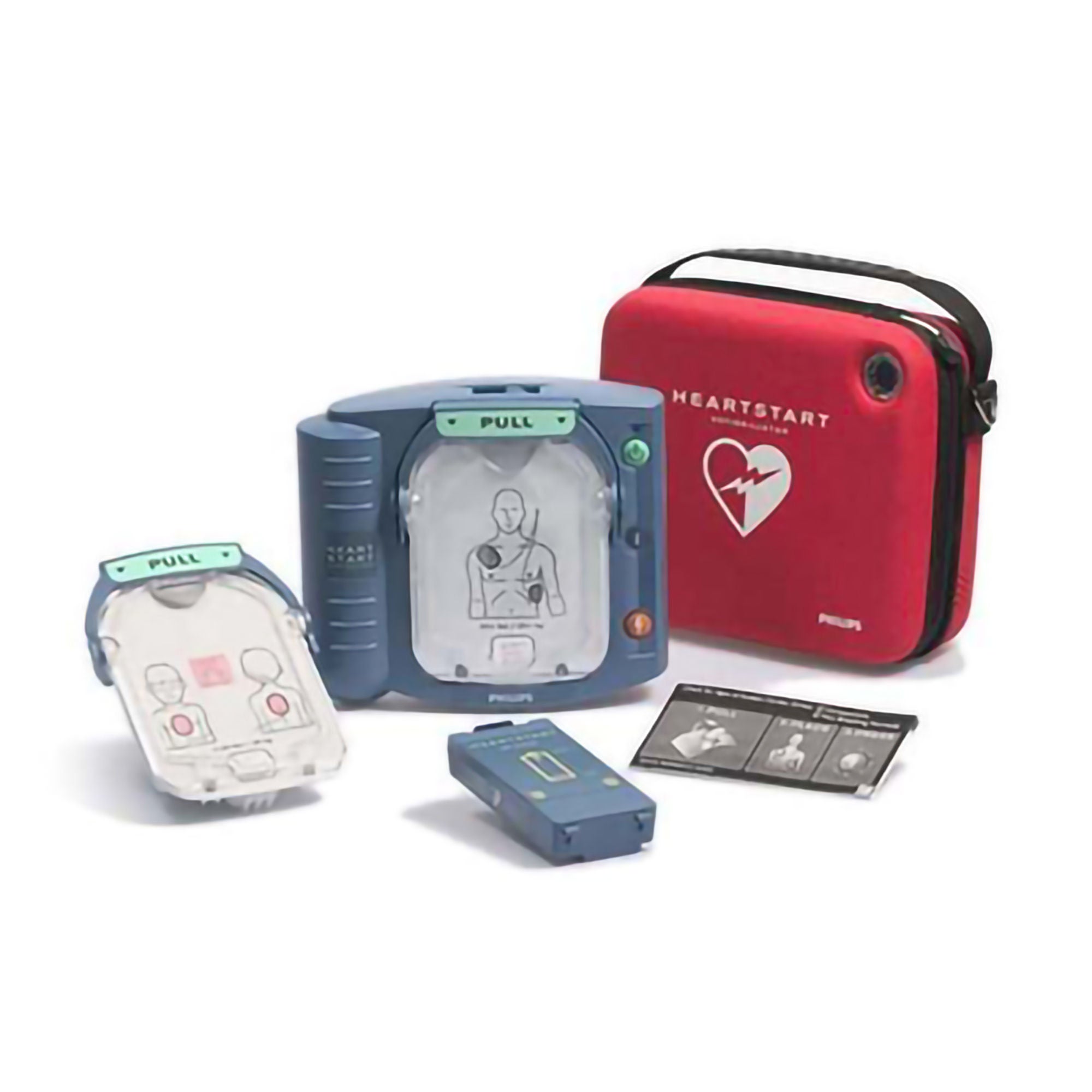 Soma Technology - AED-0013-FG Refurbished AED Unit Semi-Automatic Philip HeartSine® Samaritan® Electrode Pads Contact Battery Operated Digital Display