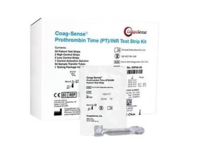 Coagusense - 03P57-50DS Coagulation Test Kit Coag-Sense® Prothrombin Time Test (PT/INR) 50 Tests CLIA Waived