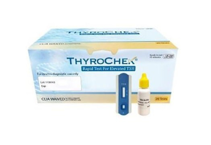 CLIAWAIVED INC - AT-THYROCHEK-120A Thyroid Testing Test Kit ThyroChek® Thyroid Stimulating Hormone (TSH) 20 Tests CLIA Waived