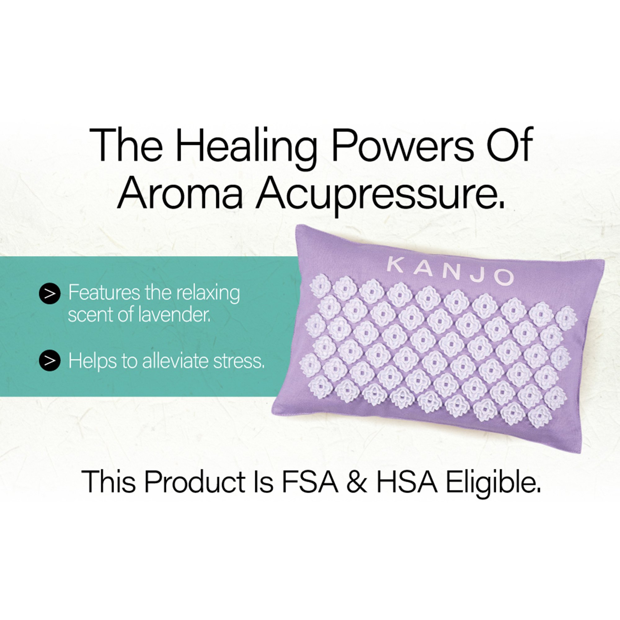 Acutens Inc KANALAVP - Kanjo Aroma Lavender Acupressure Pillow - 1/Each, 16/Case