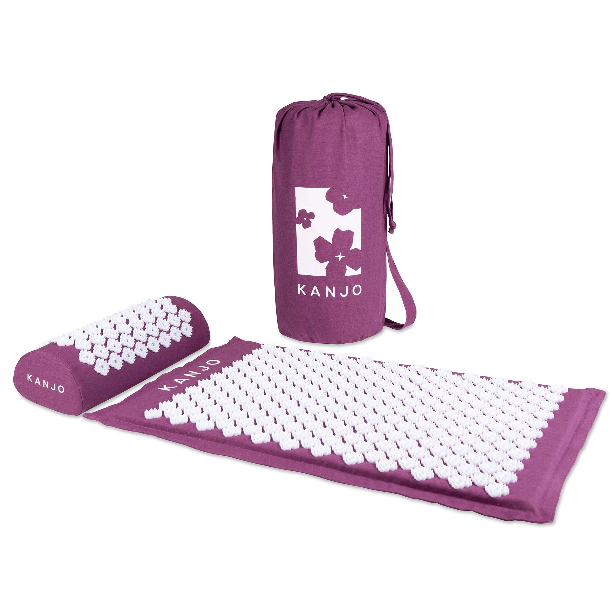 Acutens Inc KANAMEM - Kanjo Memory Foam Acupressure Mat Set, Purple - 1/Each, 8/Case