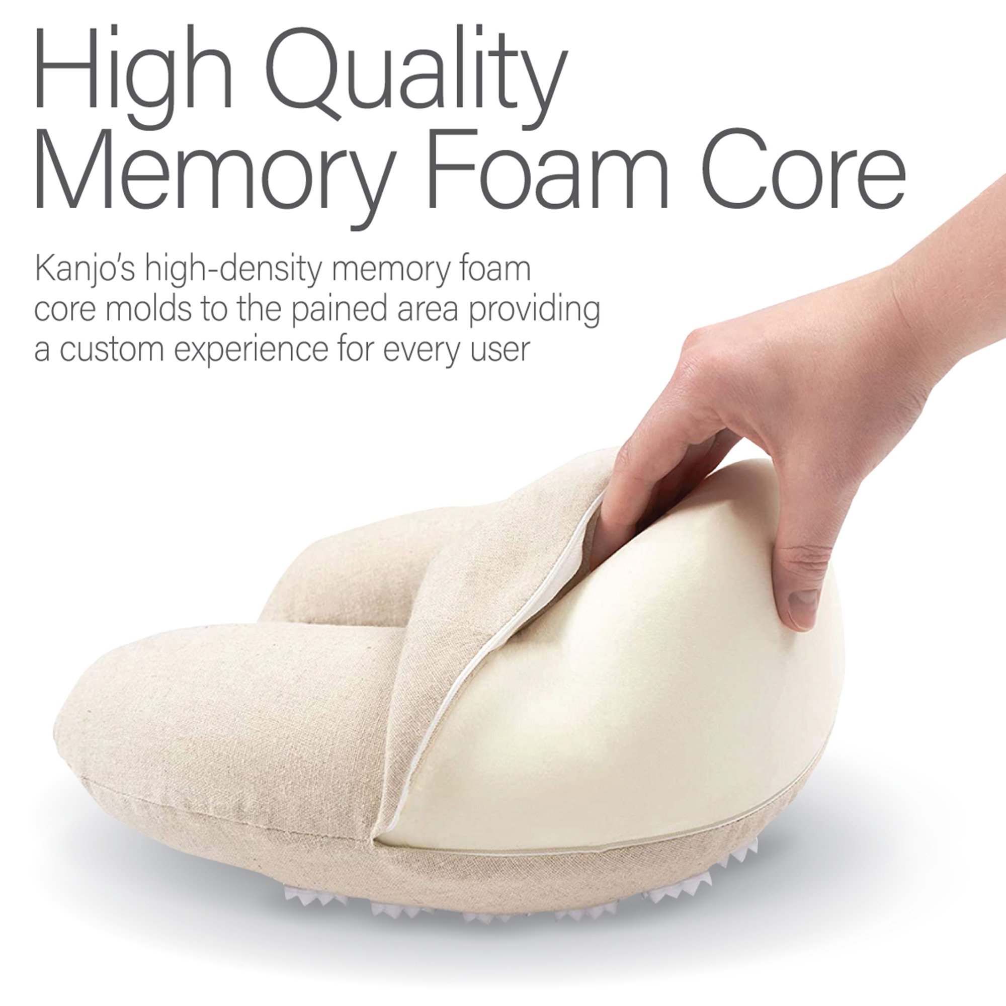 Acutens Inc KANNECK - Kanjo Memory Foam Travel Acupressure Neck Pillow - 1/Each, 20/Case