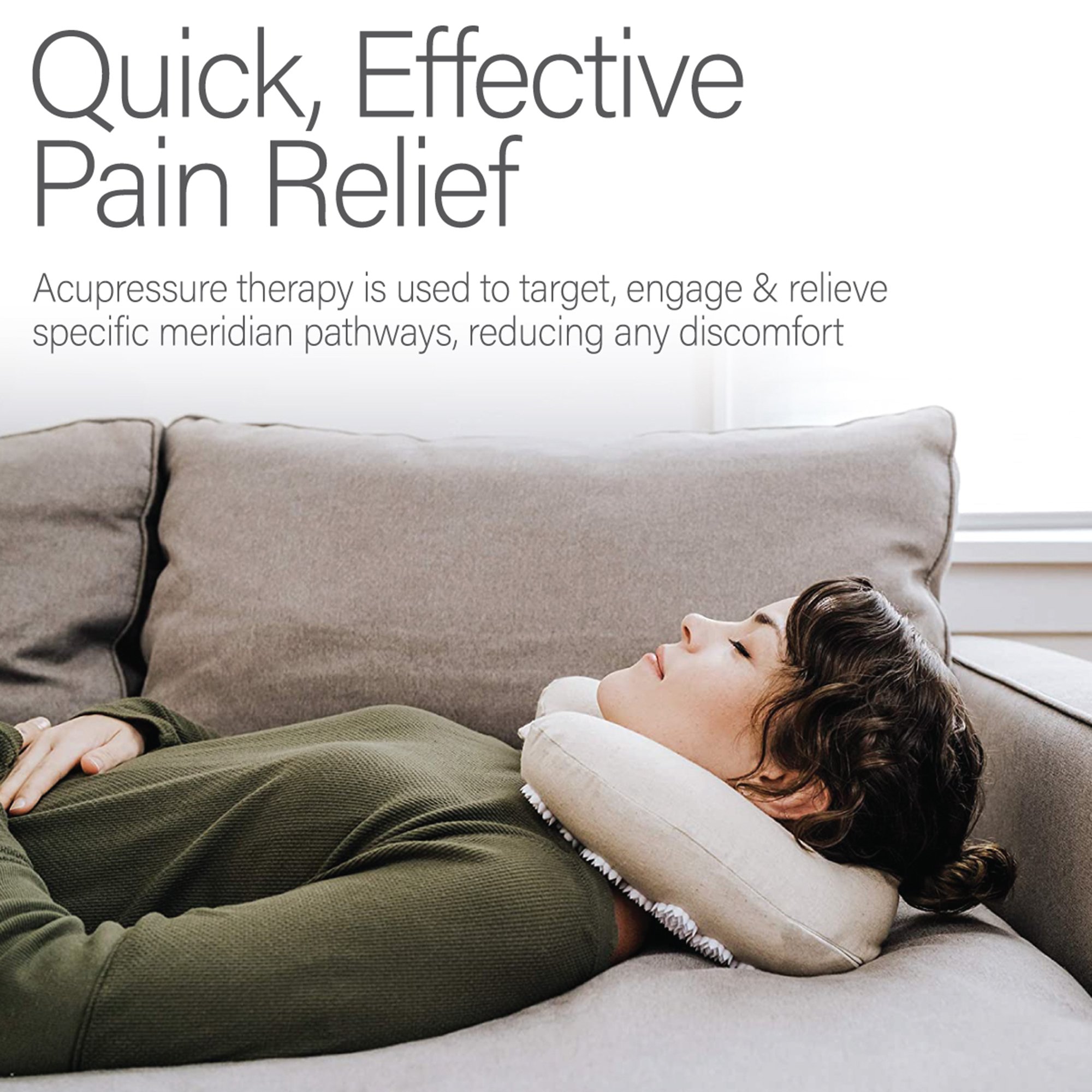 Acutens Inc KANNECK - Kanjo Memory Foam Travel Acupressure Neck Pillow - 1/Each, 20/Case