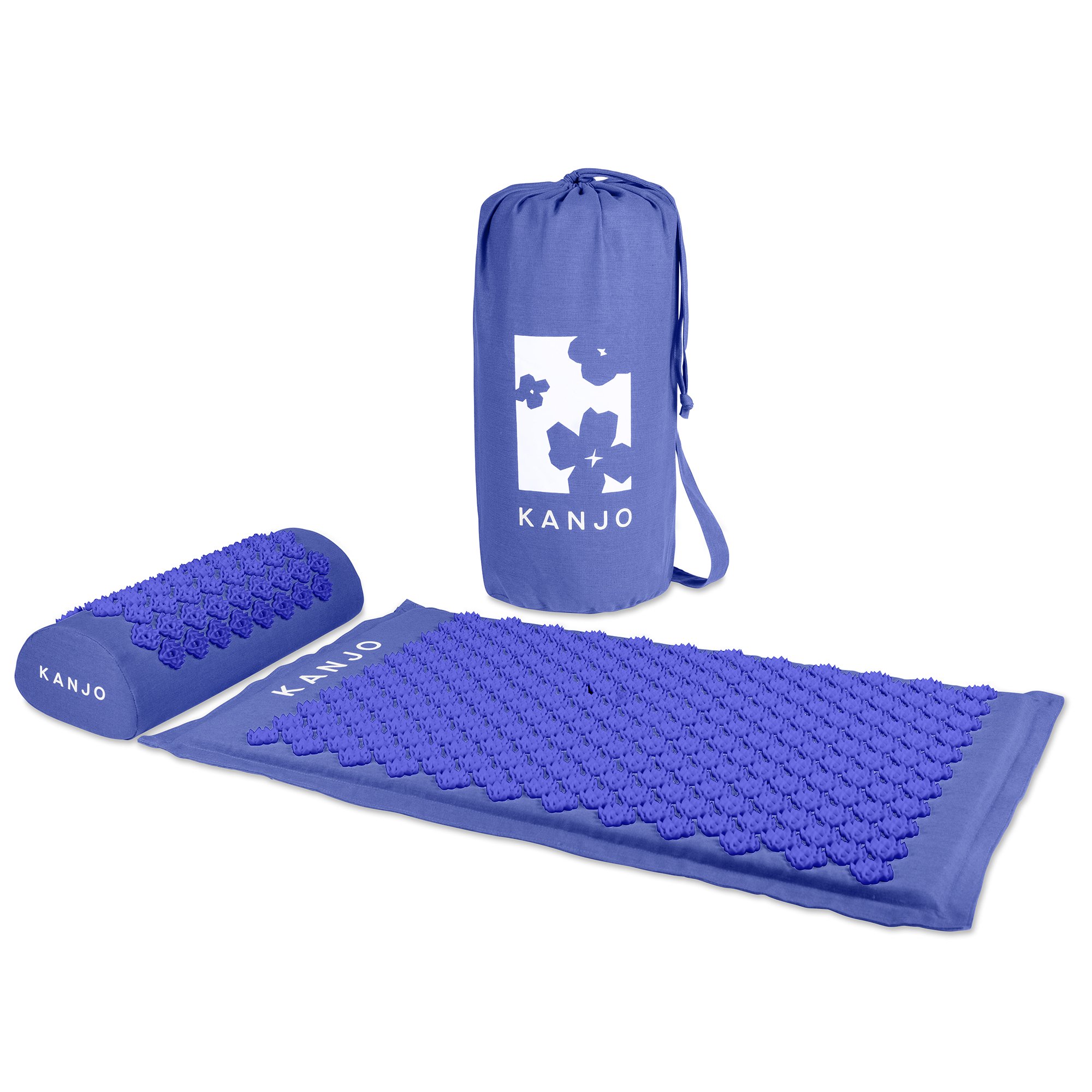 Acutens Inc KANPERM - Kanjo Memory Foam Acupressure Mat Set, Blue - 1/Each, 9/Case