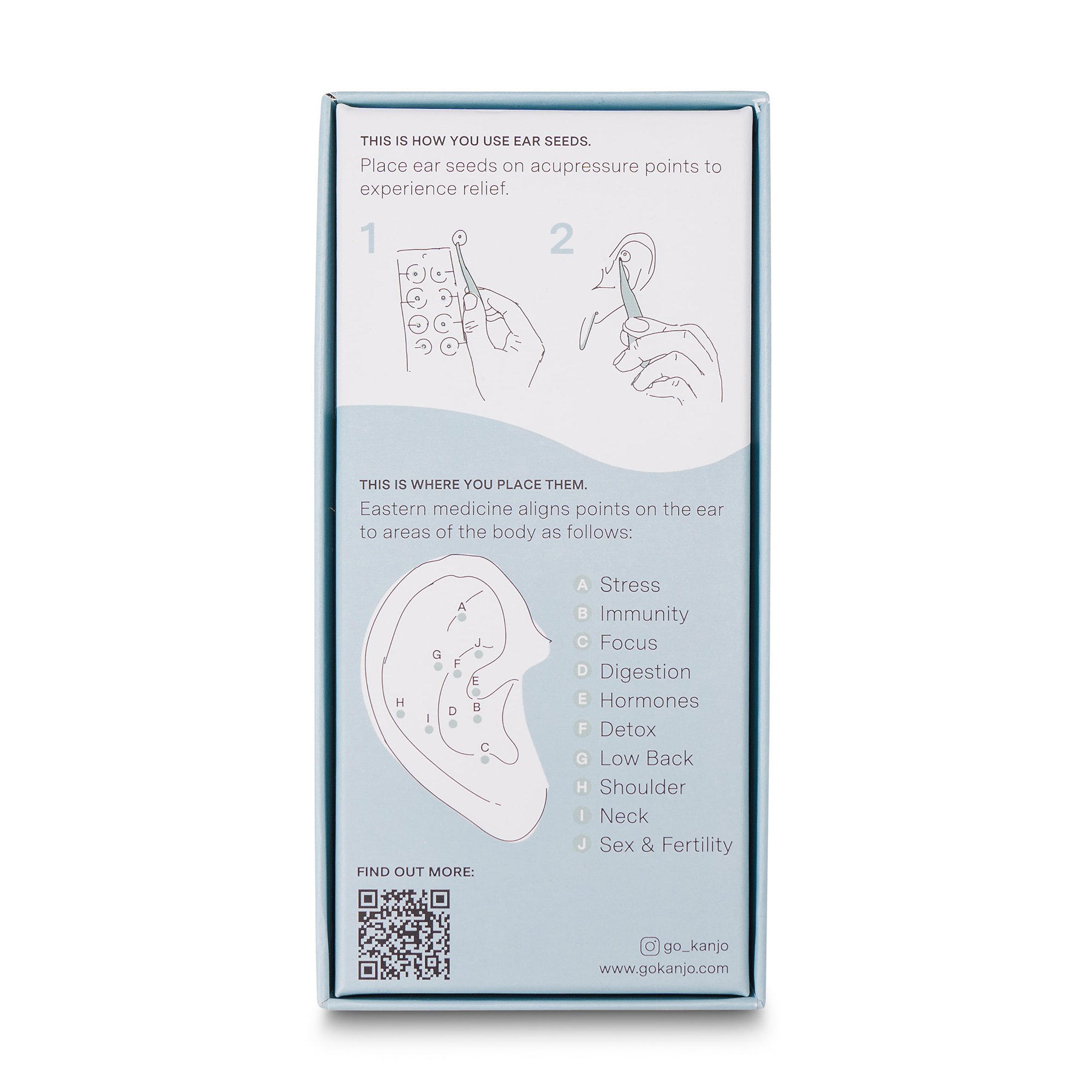 Acutens Inc KANSEED - Kanjo Acupressure Ear Seeds - 1/Each, 20/Case