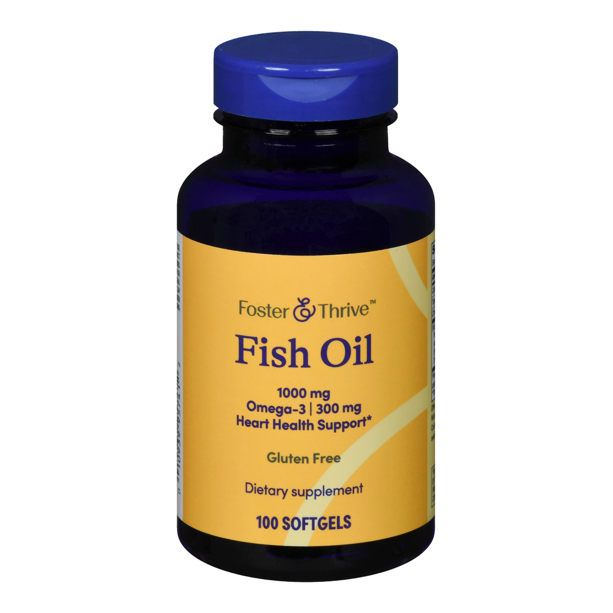 McKesson Brand 1093995741 - Foster & Thrive™ Fish Oil 1000 mg Softgels - 1/Bottle
