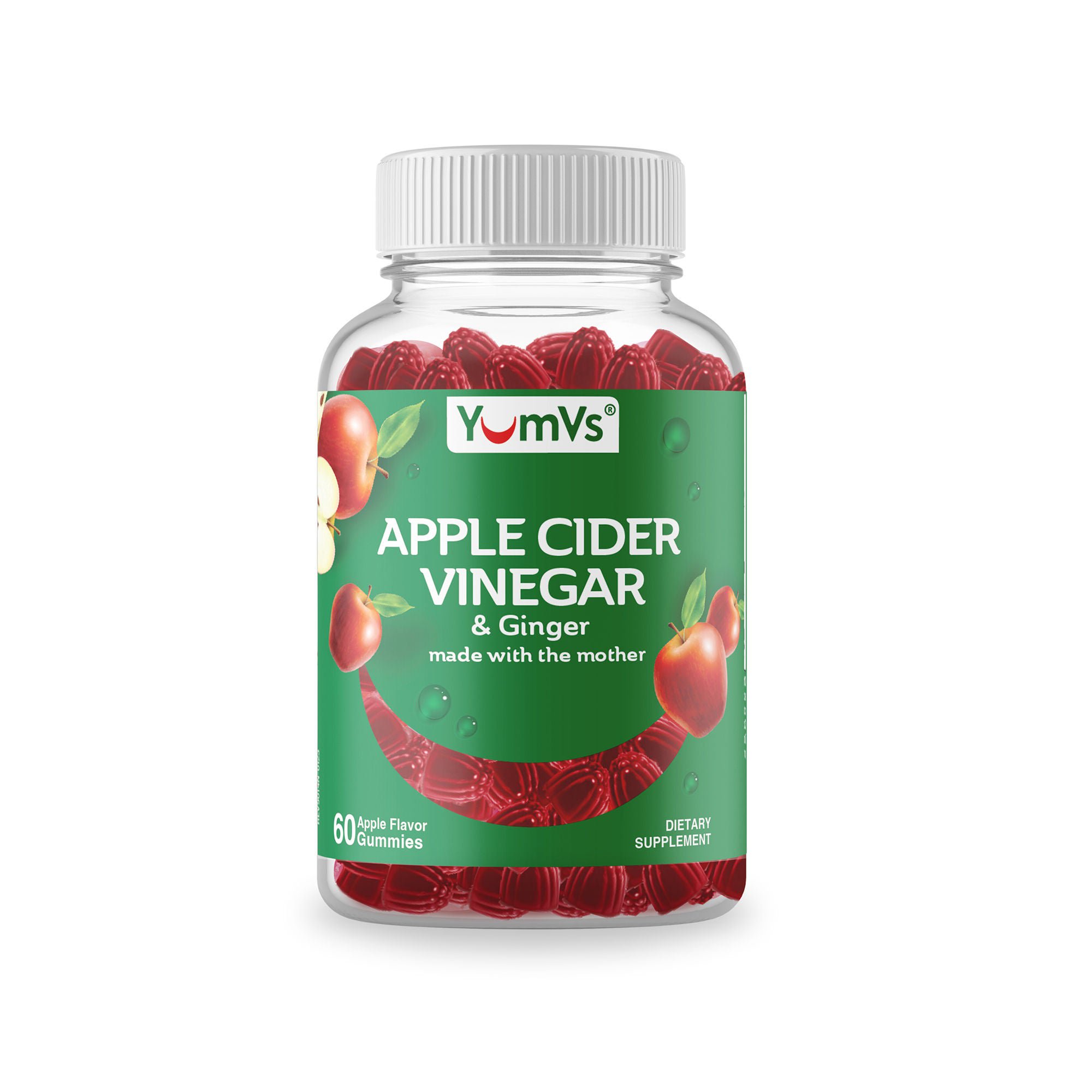 Geri-Care - 9014-06-YMV YumVs Apple Cider Vinegar & Ginger Gummies