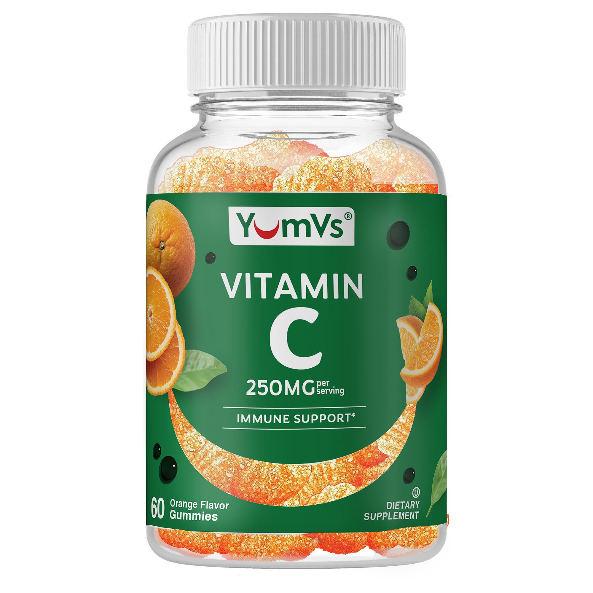 Geri-Care - 9078T-06-YMV Vitamin C Supplement YumVs® Ascorbic Acid 250 mg Strength Gummy 60 per Bottle