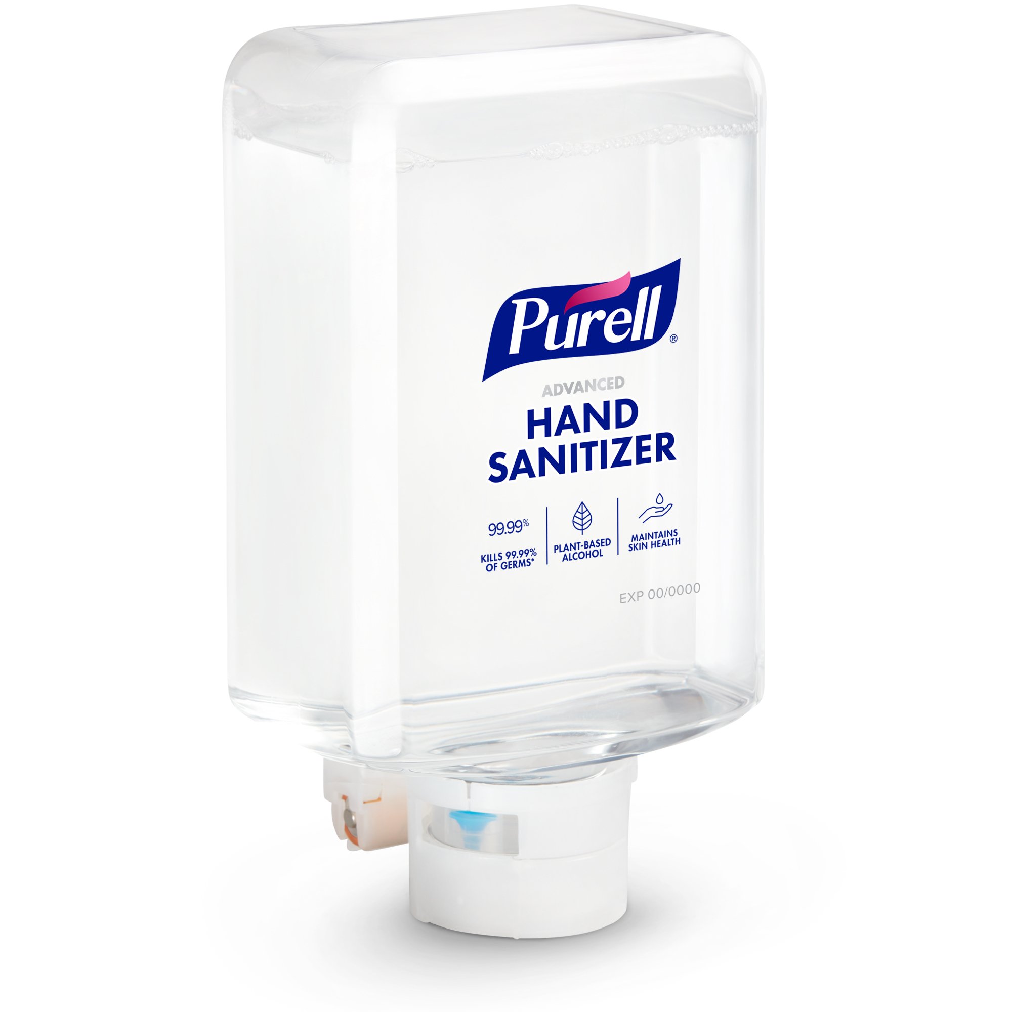 GOJO 8353-02 - Purell® Advanced 70% Ethyl Alcohol Hand Sanitizer, 1200 mL Dispenser Refill - 2/Case