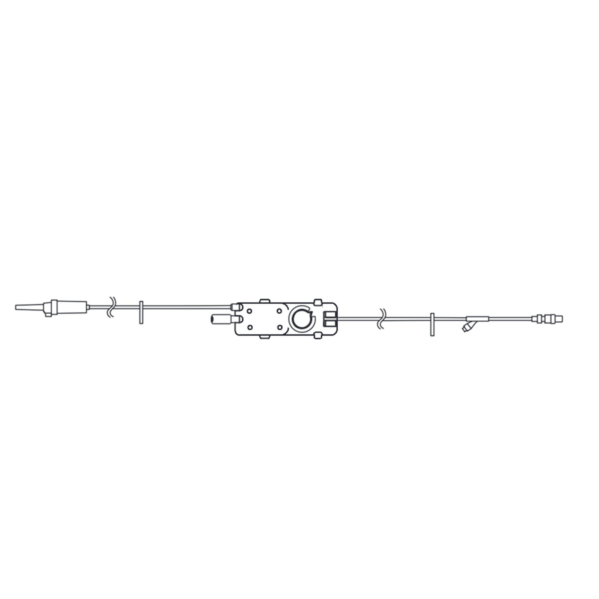 Fresenius Kabi USA LLC - SET001325 IV Pump Set Ivenix Pump 1 Port 20 Drops / mL Drip Rate 105 Inch Tubing Medication