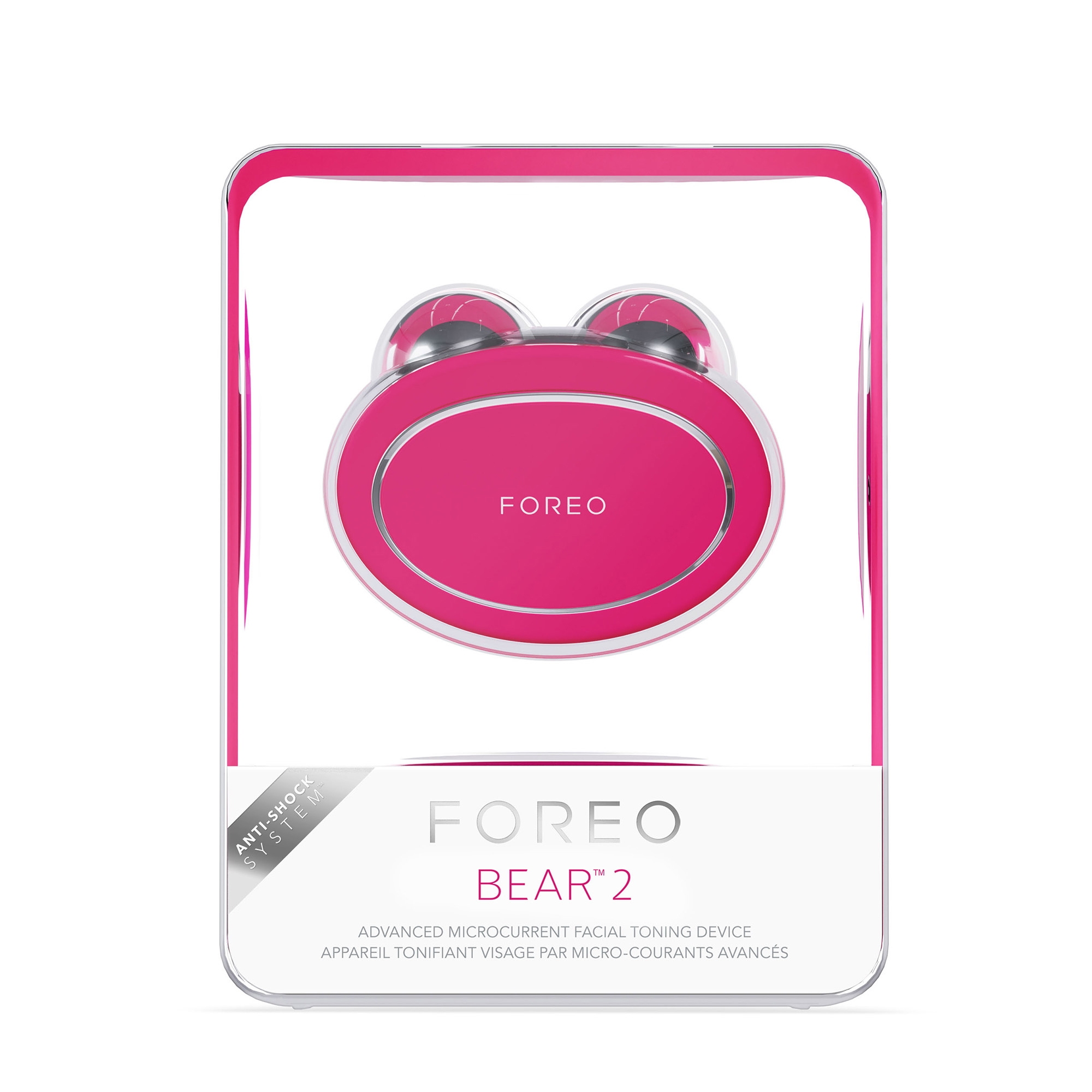 Foreo Inc F1795 - BEAR™ 2 Microcurrent Toning Device, Fuchsia - 1/Each