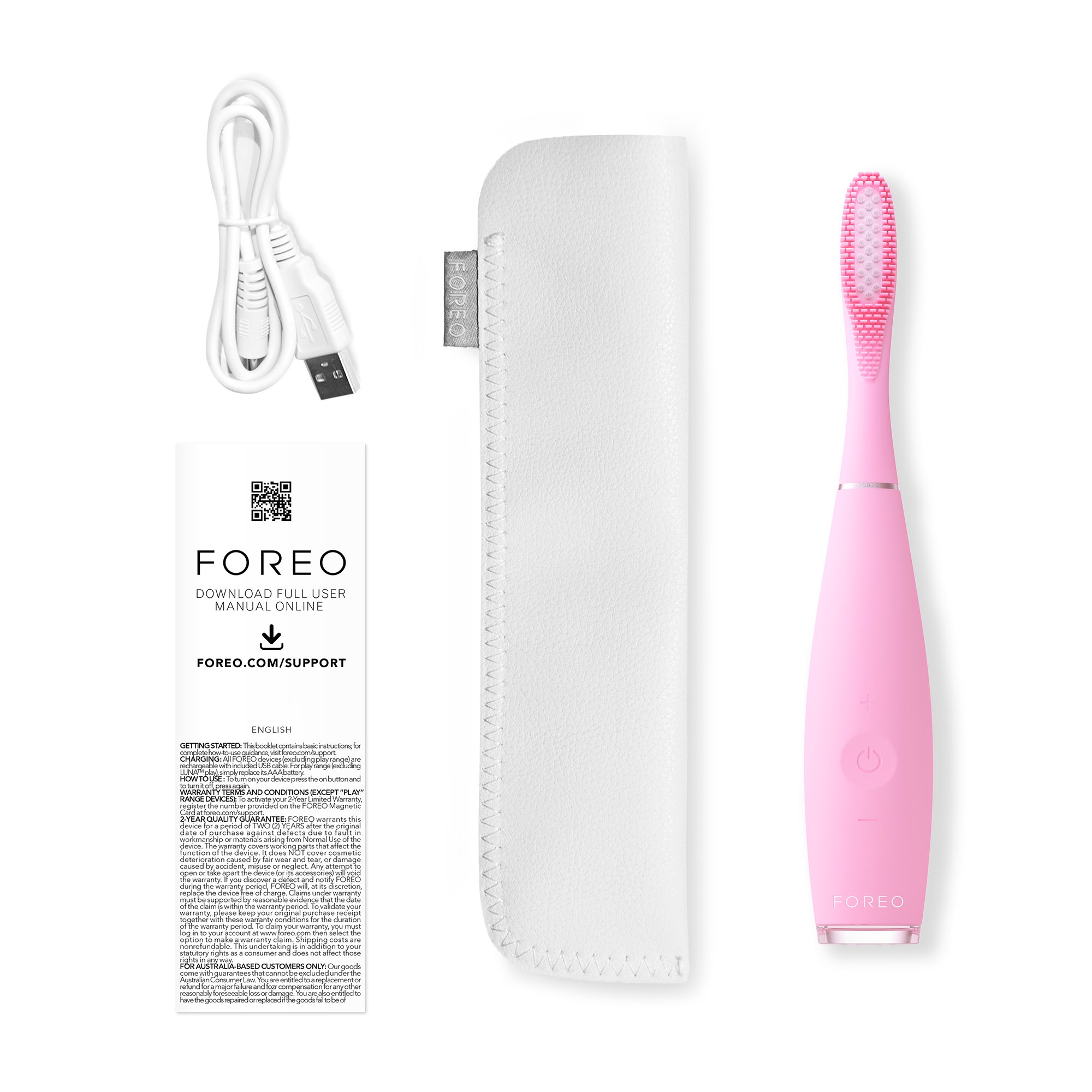 Foreo Inc F9915 - ISSA™ 3 Silicone Sonic Toothbrush, Pink - 1/Each