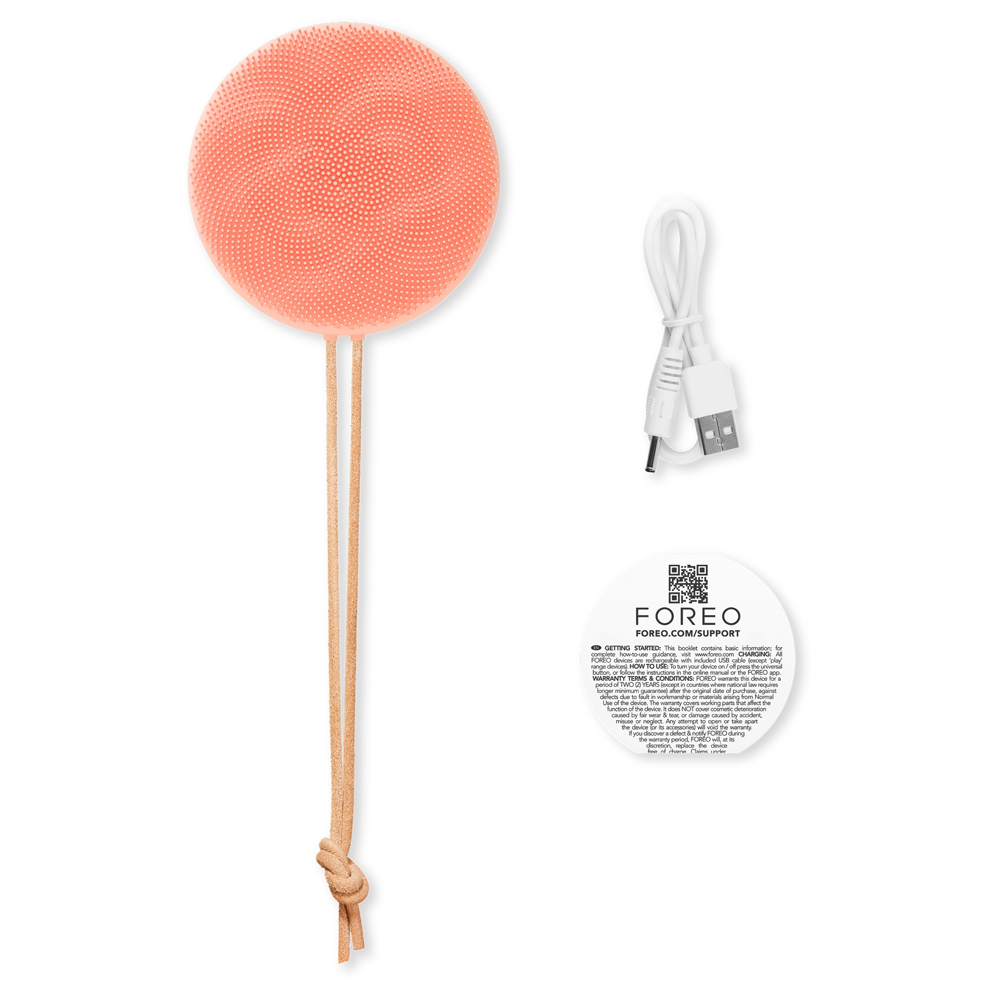 Foreo Inc F1382 - LUNA™ 4 body Massaging Body Brush, Perfect Peach - 1/Each