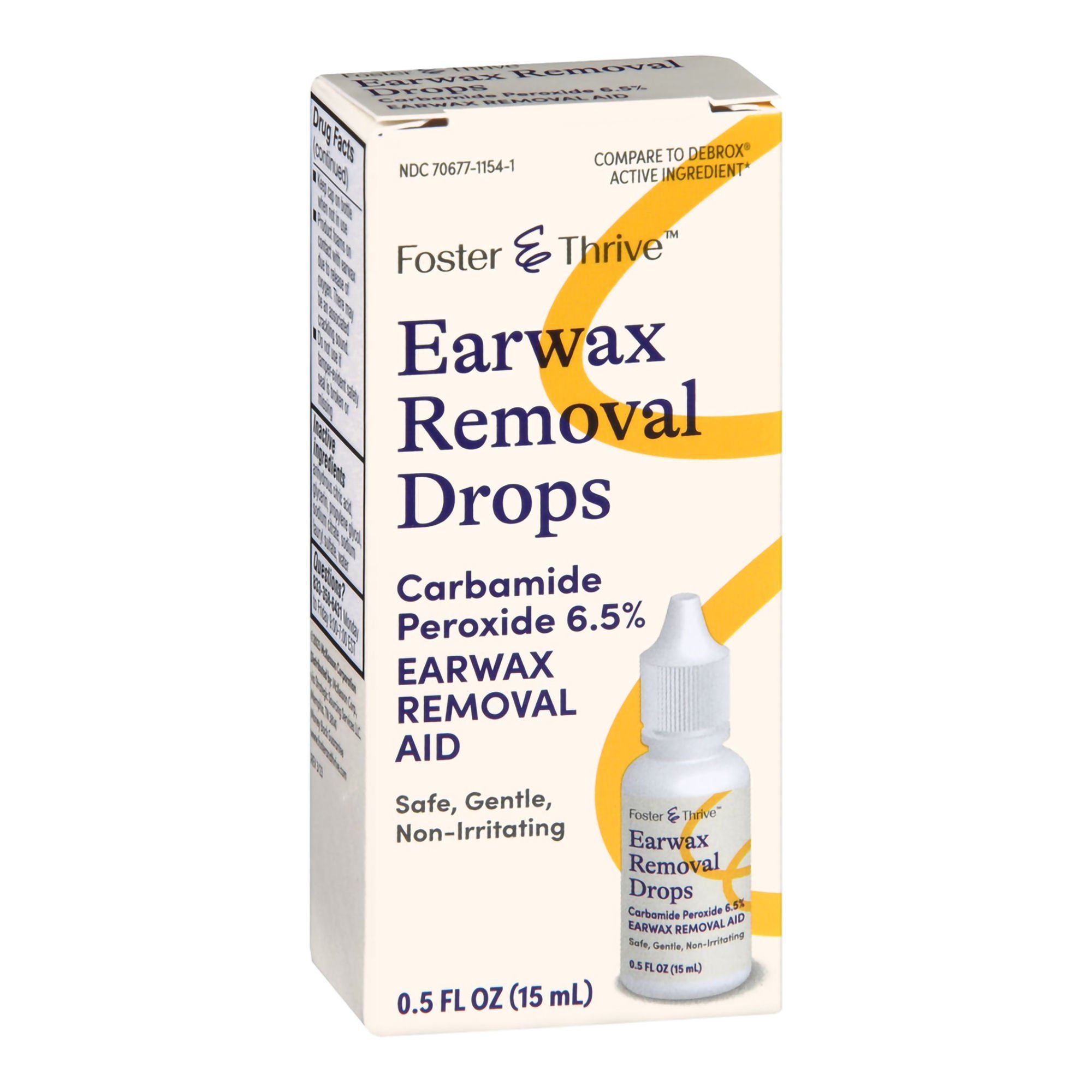 McKesson Brand - 70677115401 Foster & Thrive™ Earwax Removal Drops Carbamide Peroxide 6.5%