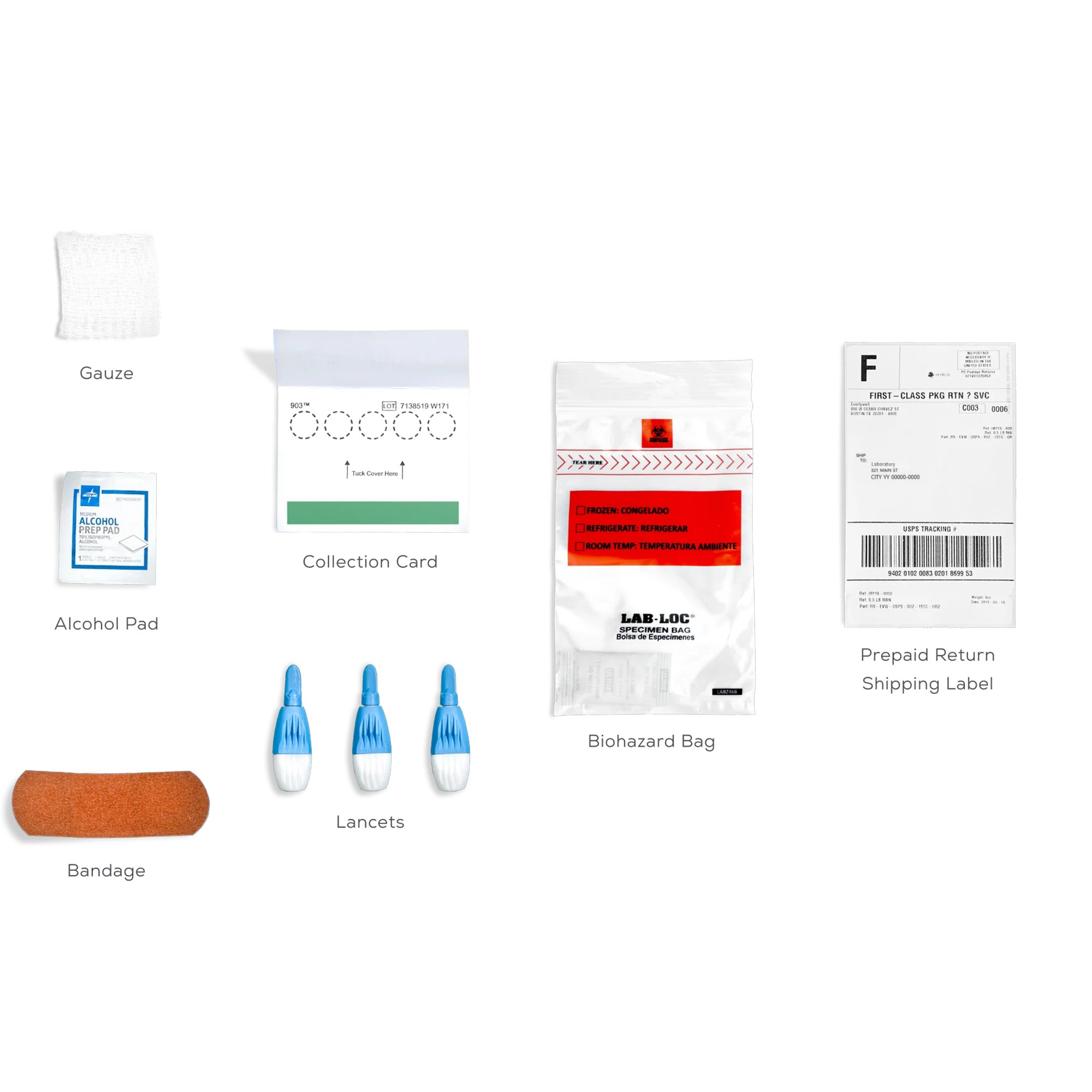 Everly Health Solutions K-EVW-00832 - Everlywell Lyme Disease Test - 1/Kit, 12/Case