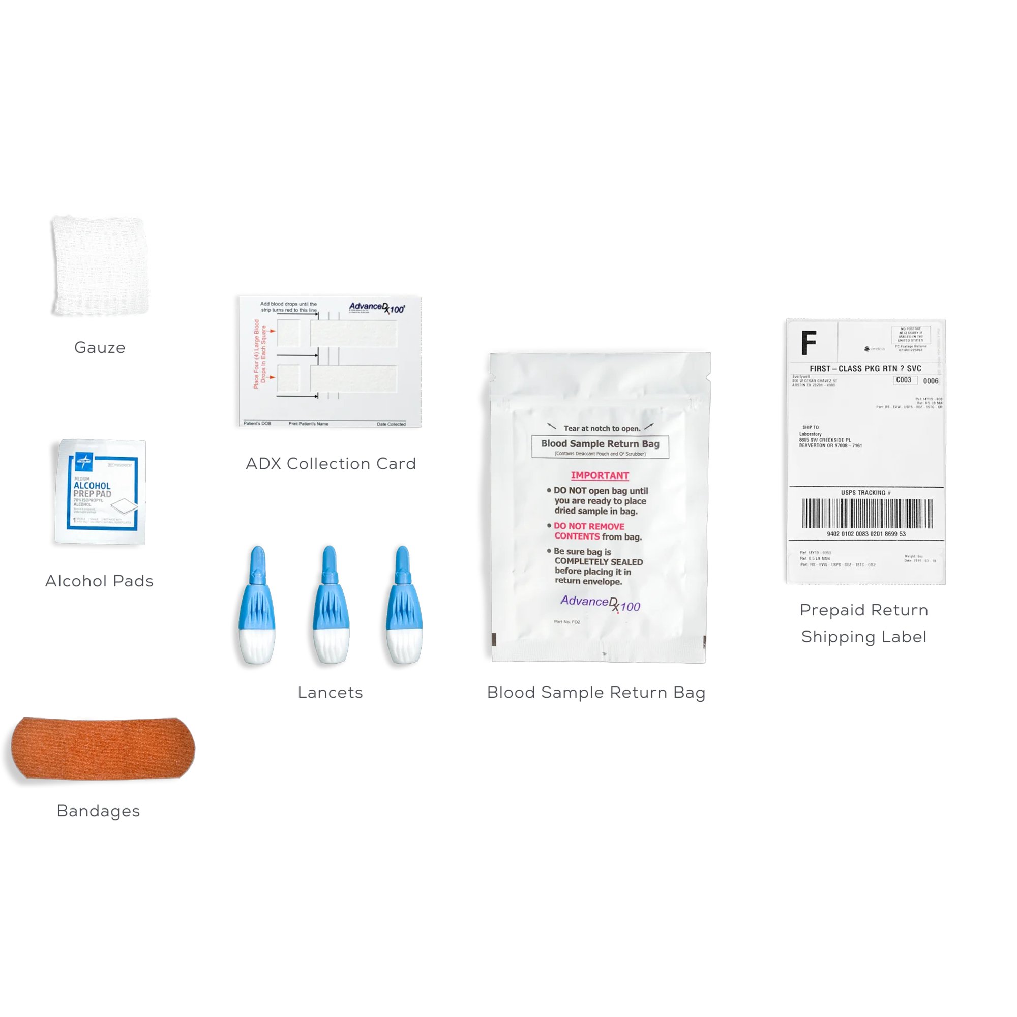 Everly Health Solutions K-EVW-00853 - Everlywell Celiac Disease Screening Test - 1/Kit, 12/Case