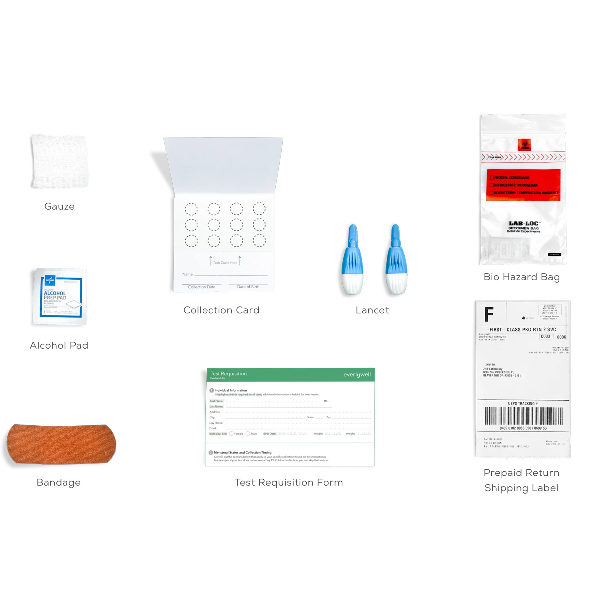 Everly Health Solutions K-EVW-00804 - Everlywell Women's Fertility Test - 1/Kit