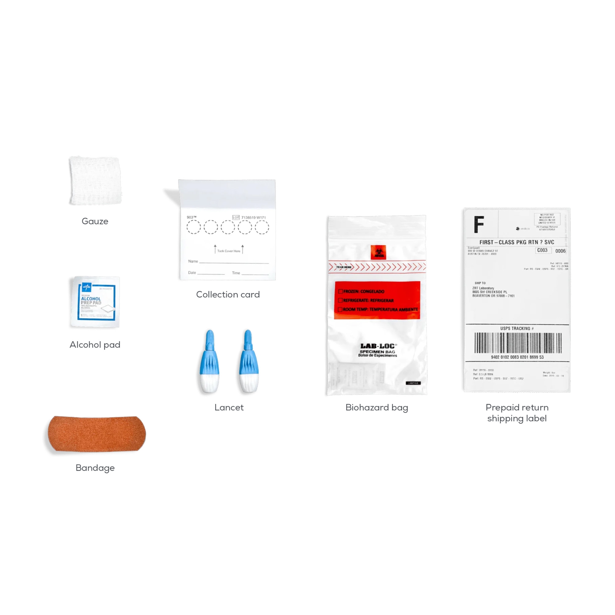 Everly Health Solutions K-EVW-00036 - Everlywell Vitamin D / Inflammation Test - 1/Kit, 12/Case