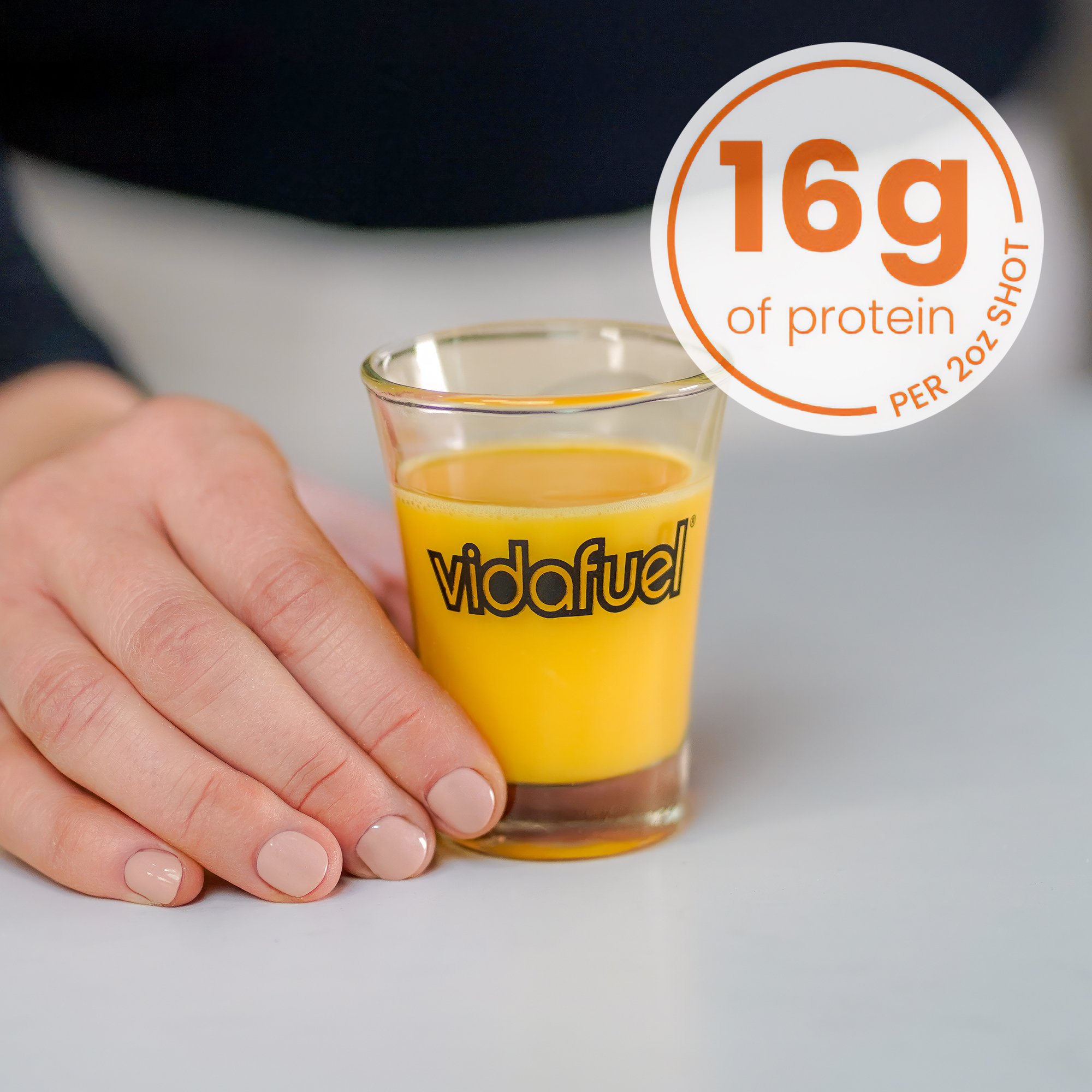 Vidafuel Inc 03-322A - Vidafuel Wellness Protein Drink with Collagen and Whey, Orange Burst Flavor - 1/Each, 6/Case