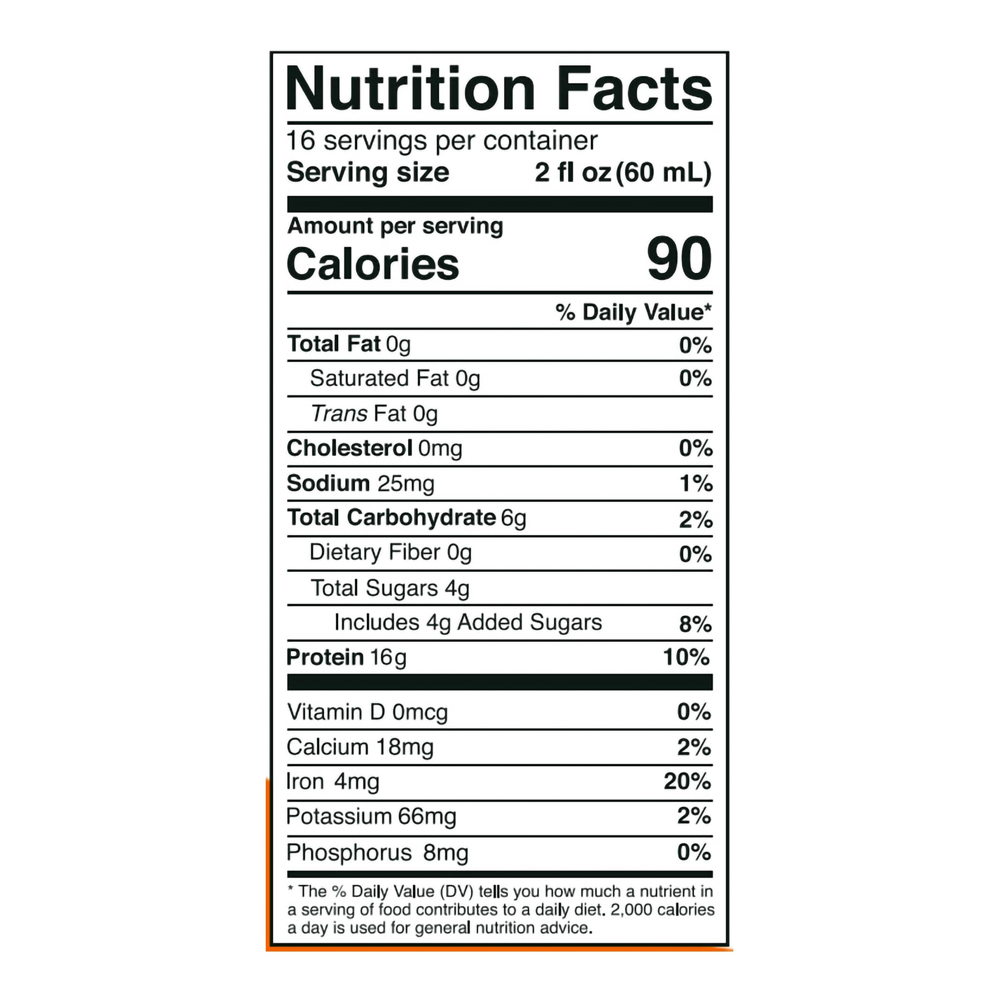 Vidafuel Inc 03-322A - Vidafuel Wellness Protein Drink with Collagen and Whey, Orange Burst Flavor - 1/Each, 6/Case